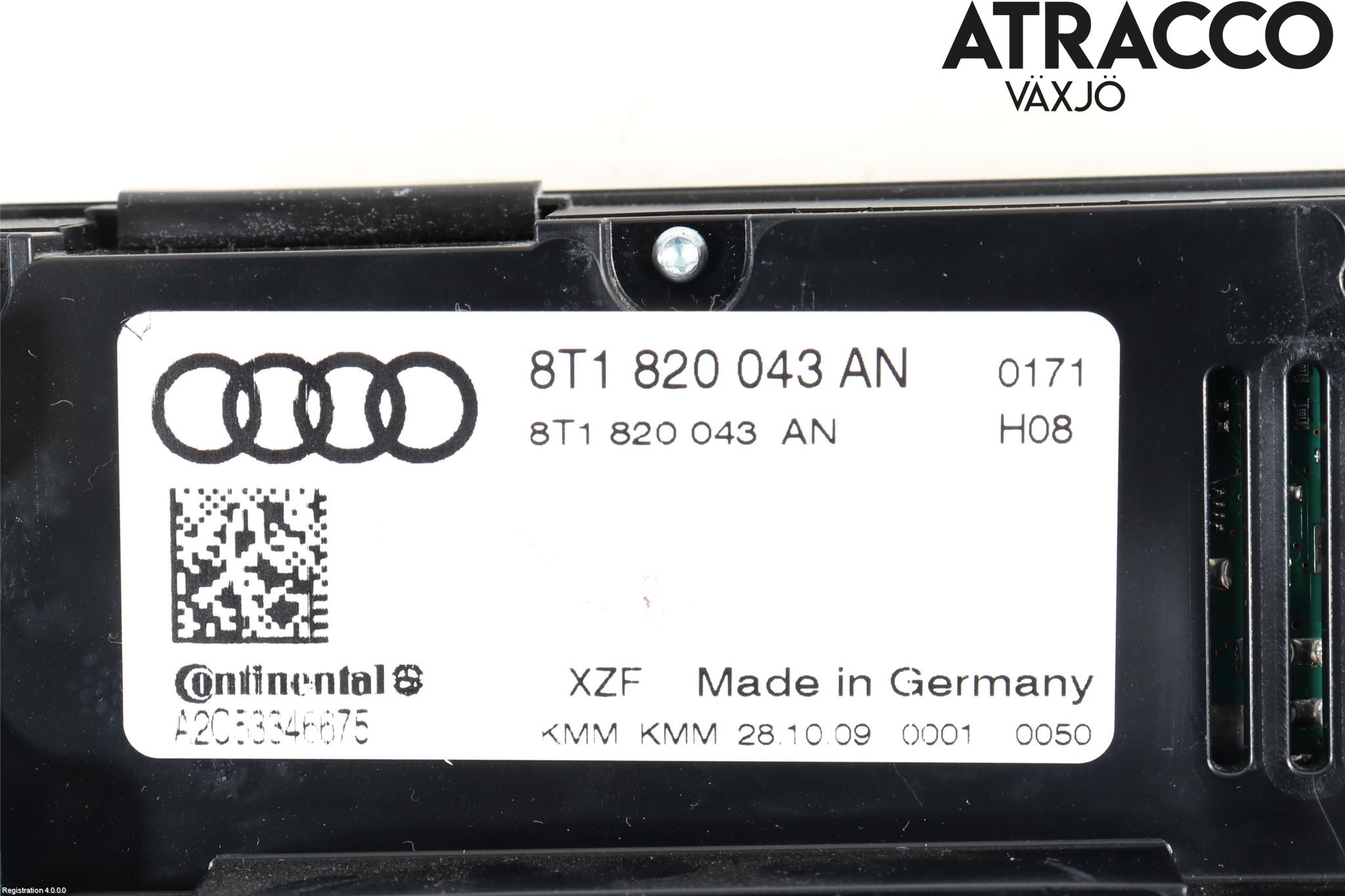 Audi A4/S4 08-11 Varme Ac Betjening-Display