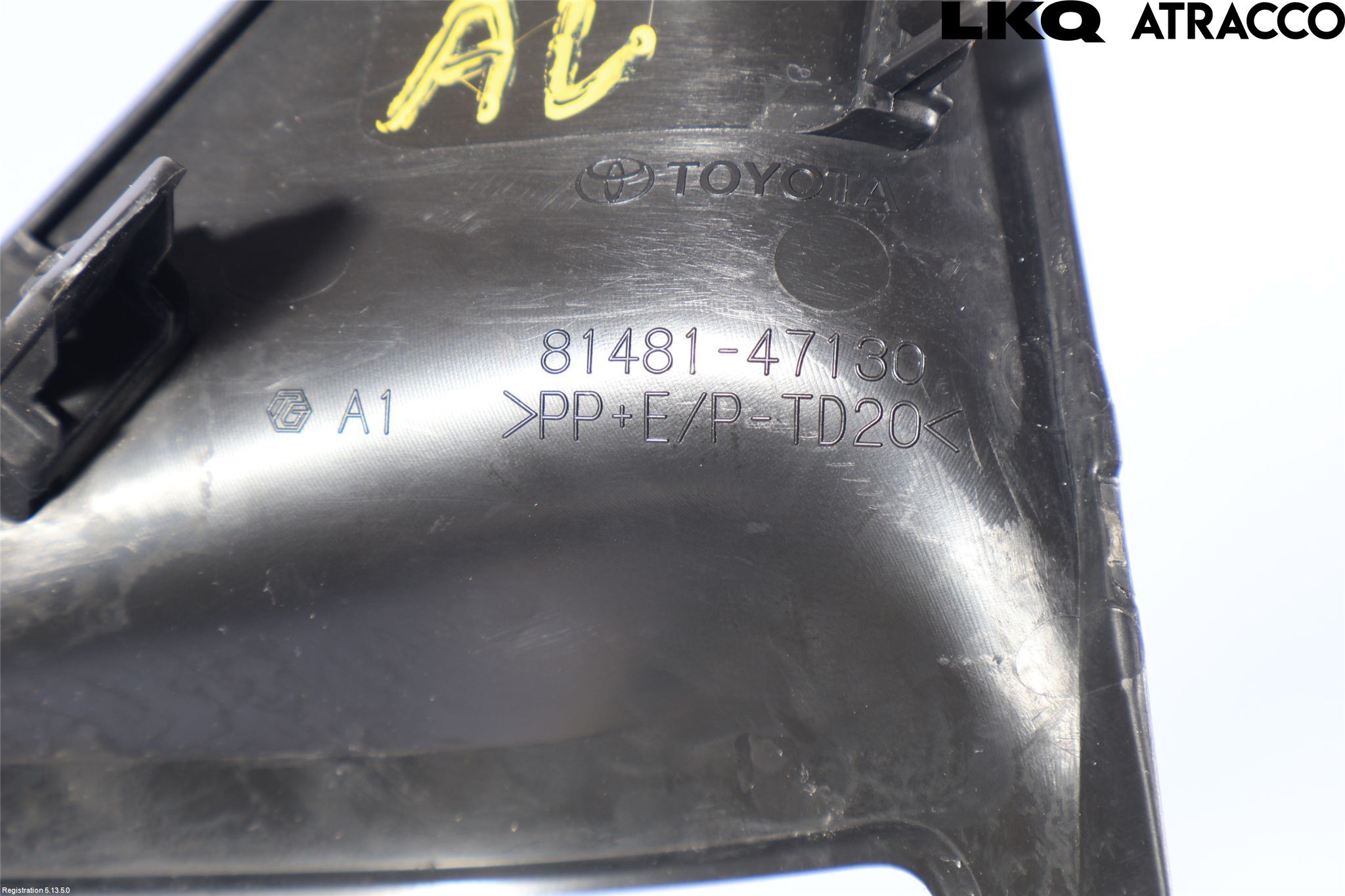 Toyota PRIUS (ZVW50) 16-21 Frontlykt Kurve-Tåkelys Ramme