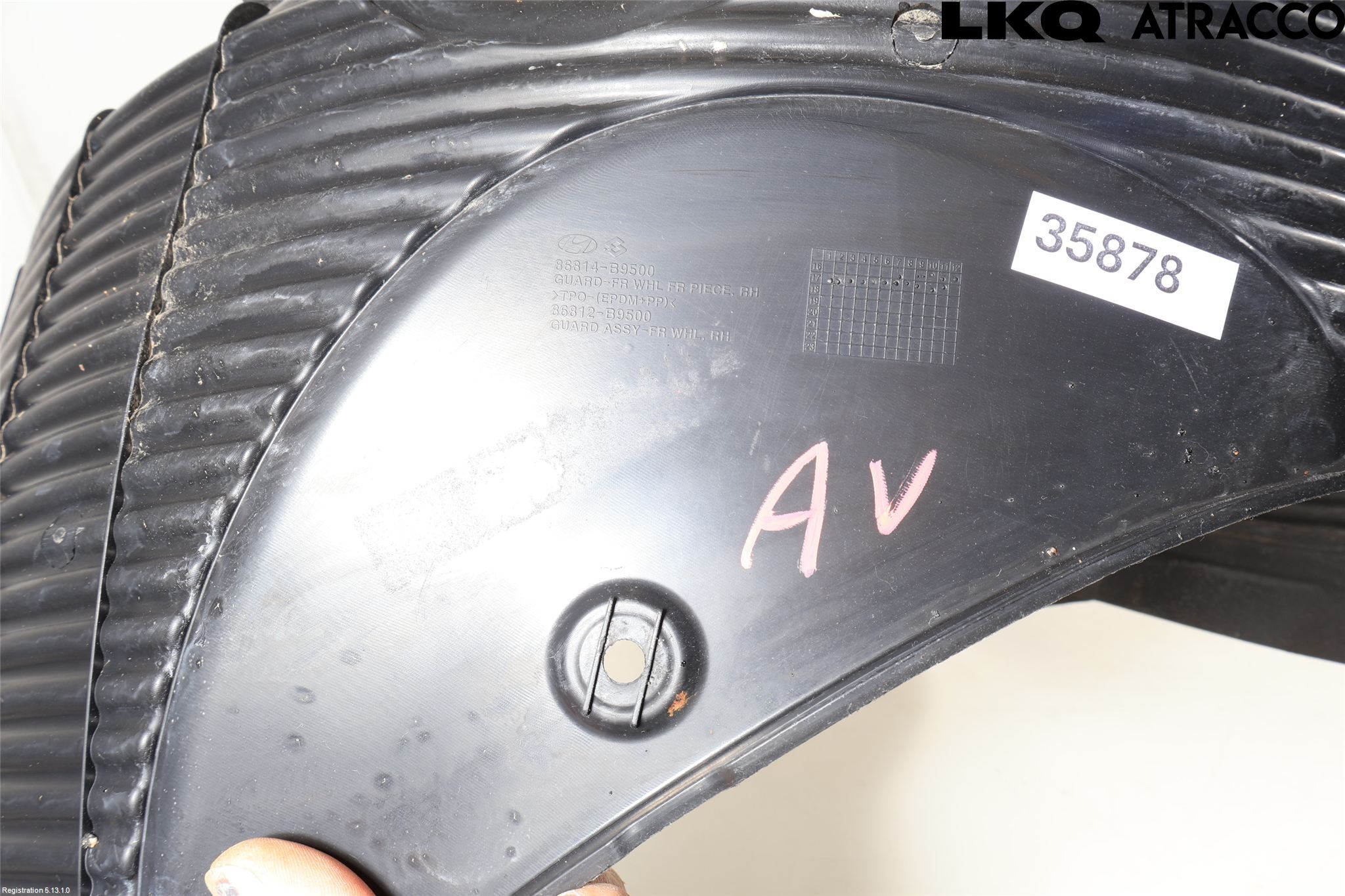 Hyundai i10 BA 17-20 Skjerm Indre