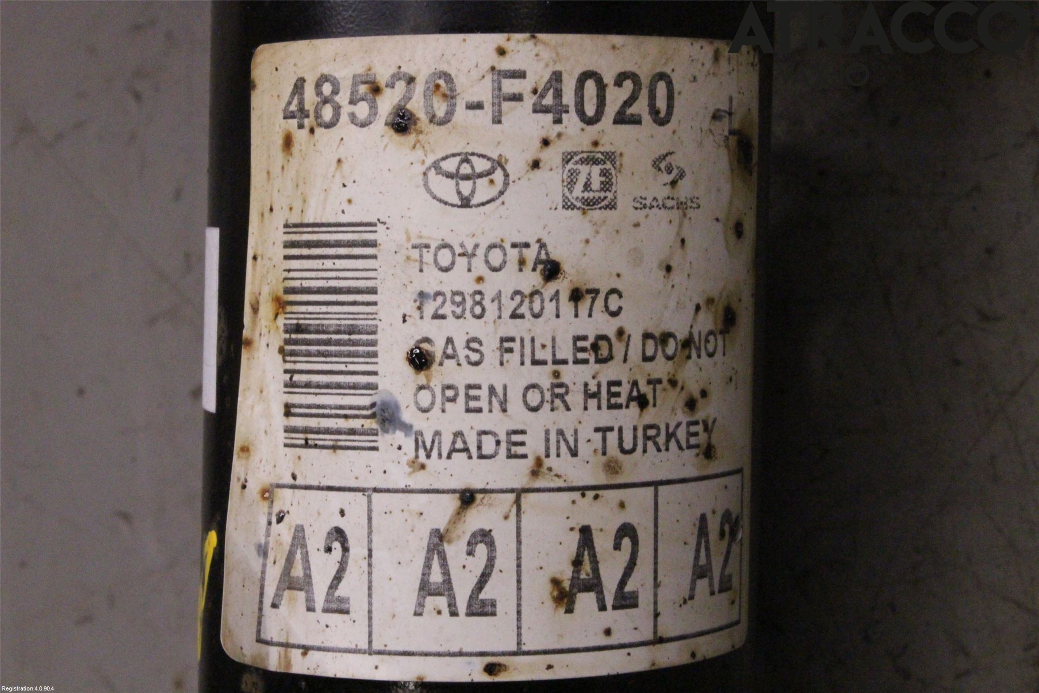 Toyota C-HR 16-23 Fjærbein Foran Venstre