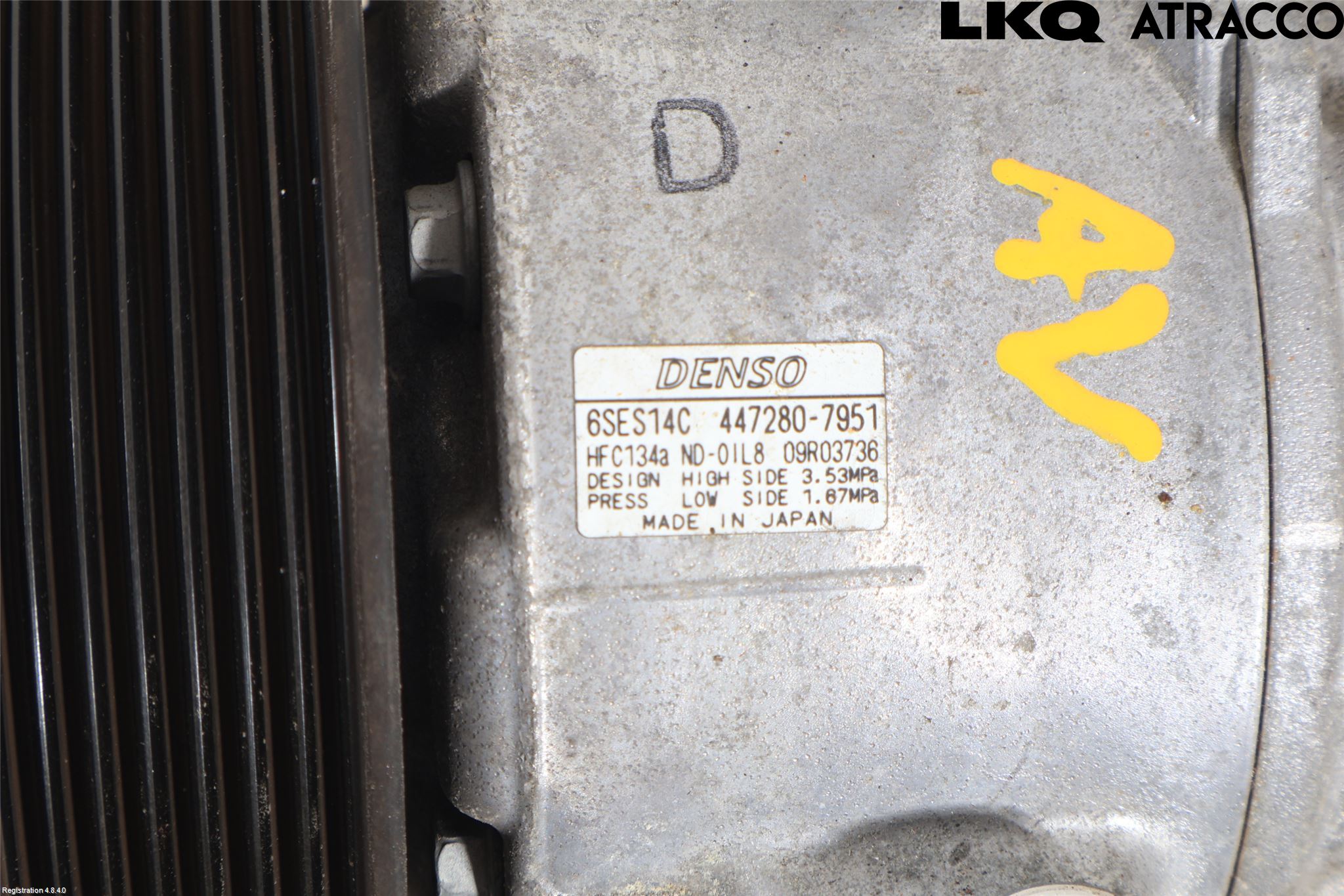 Toyota RAV4 13-18 Varme Ac Kompressor