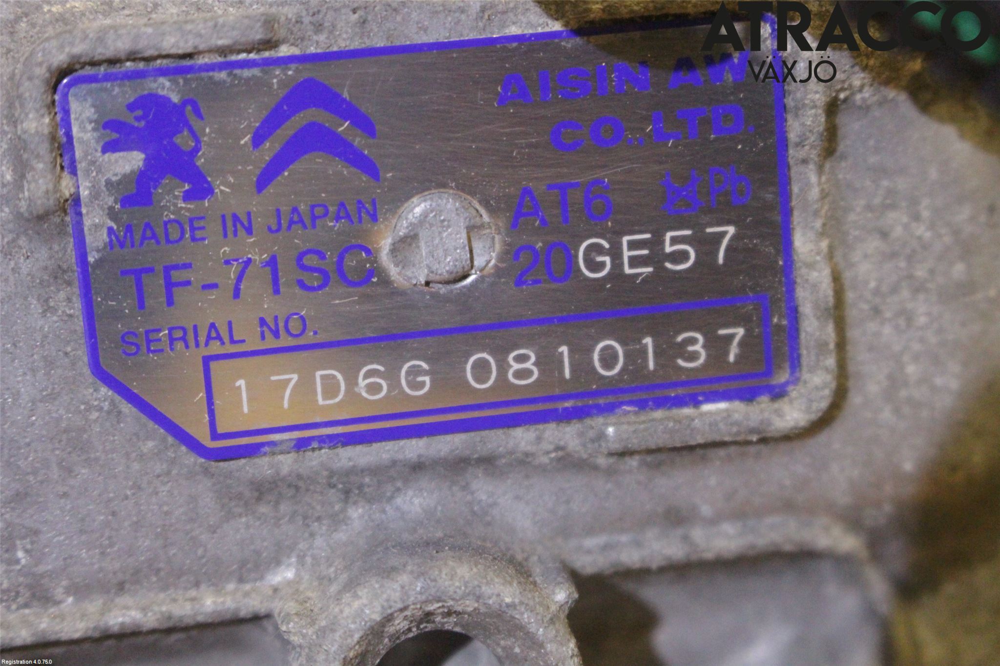 Peugeot 5008 17-24 Gearkasse Automat