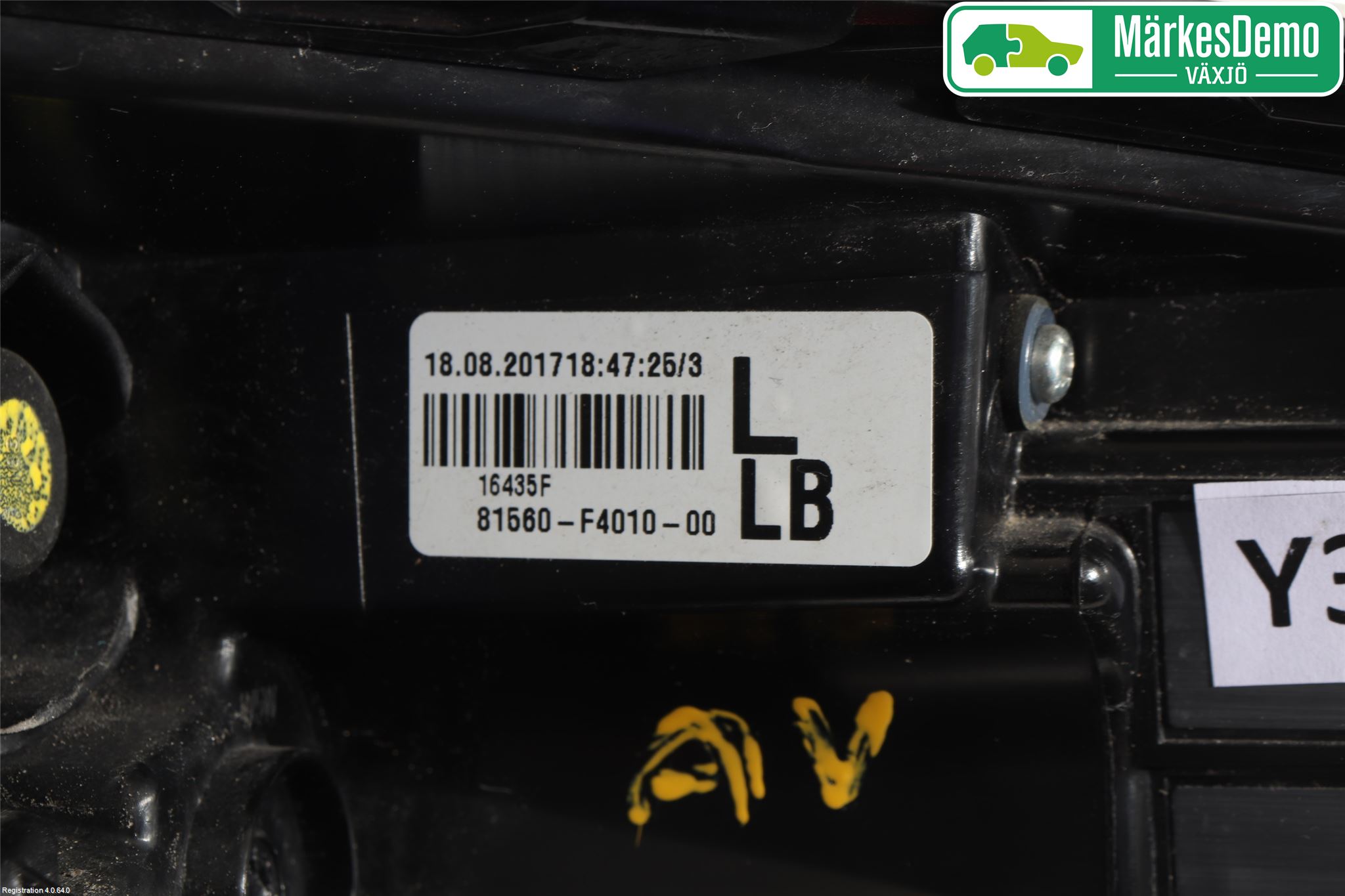 Toyota C-HR 16-23 Baklykt Venstre