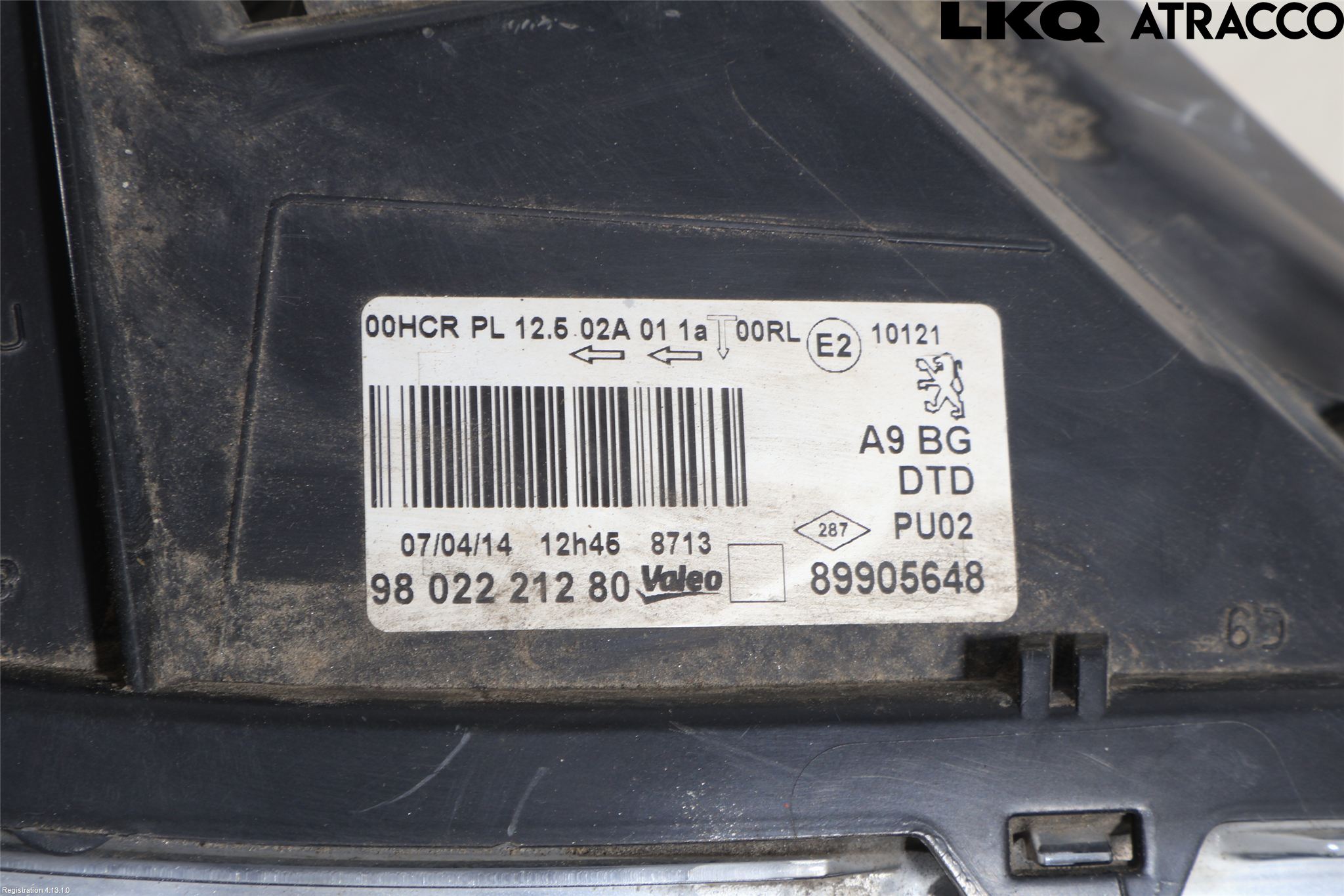 Peugeot 208 12-15 Frontlykt Høyre