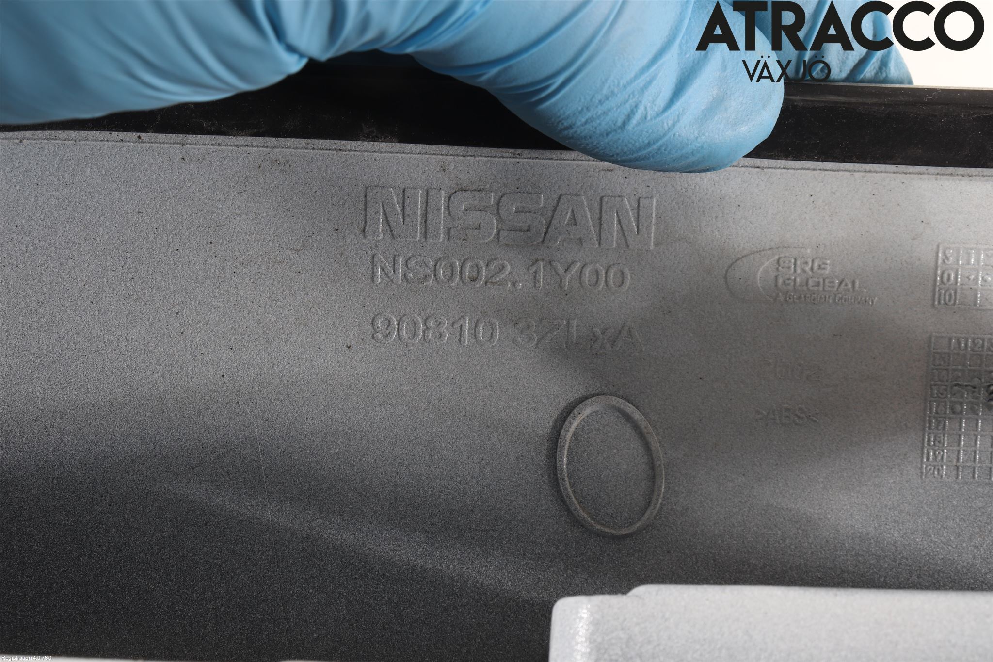 Nissan PULSAR Refleksplate - Skiltplate