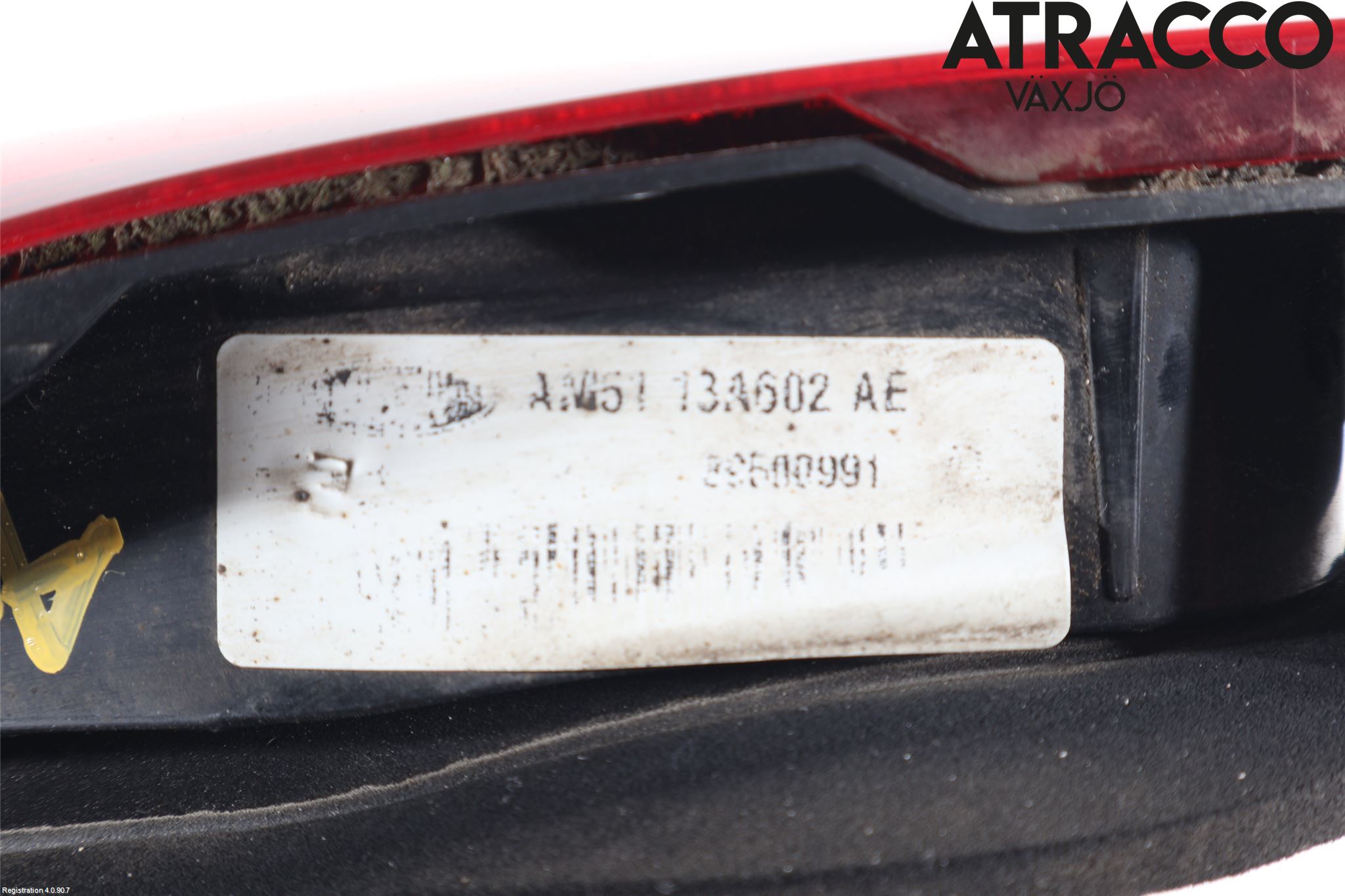 Ford GRAND C-MAX  11-14 Baklykt Høyre  På Luke(Indre)