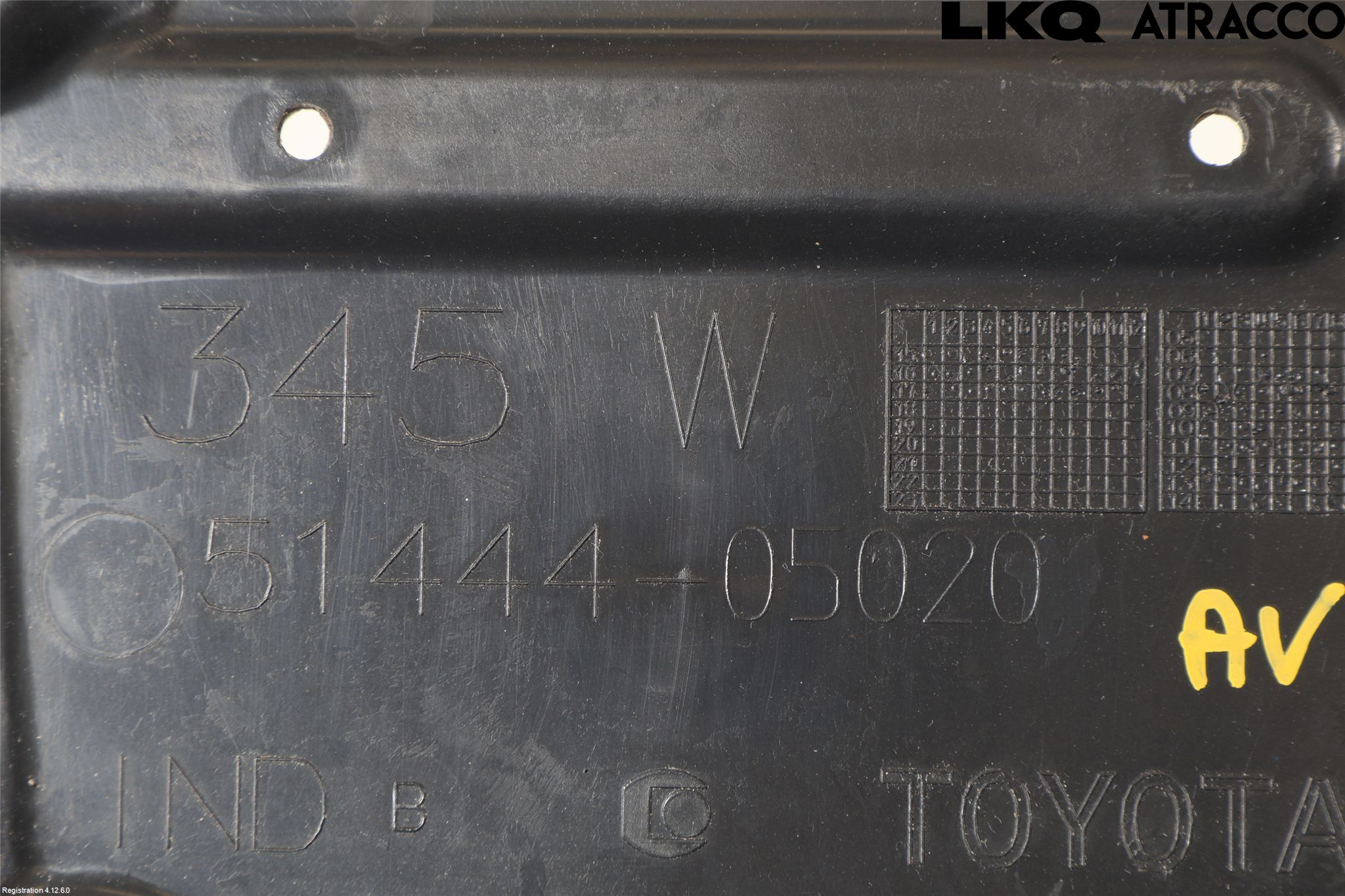 Toyota AURIS 13-19 Bunnplate U Motor-Gear-Dørk