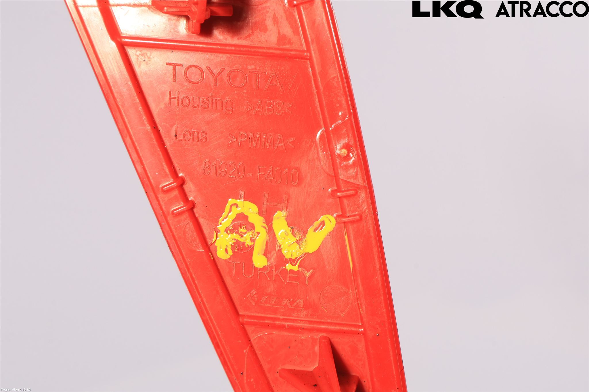 Toyota YARIS XP21 20- Refleks Bak