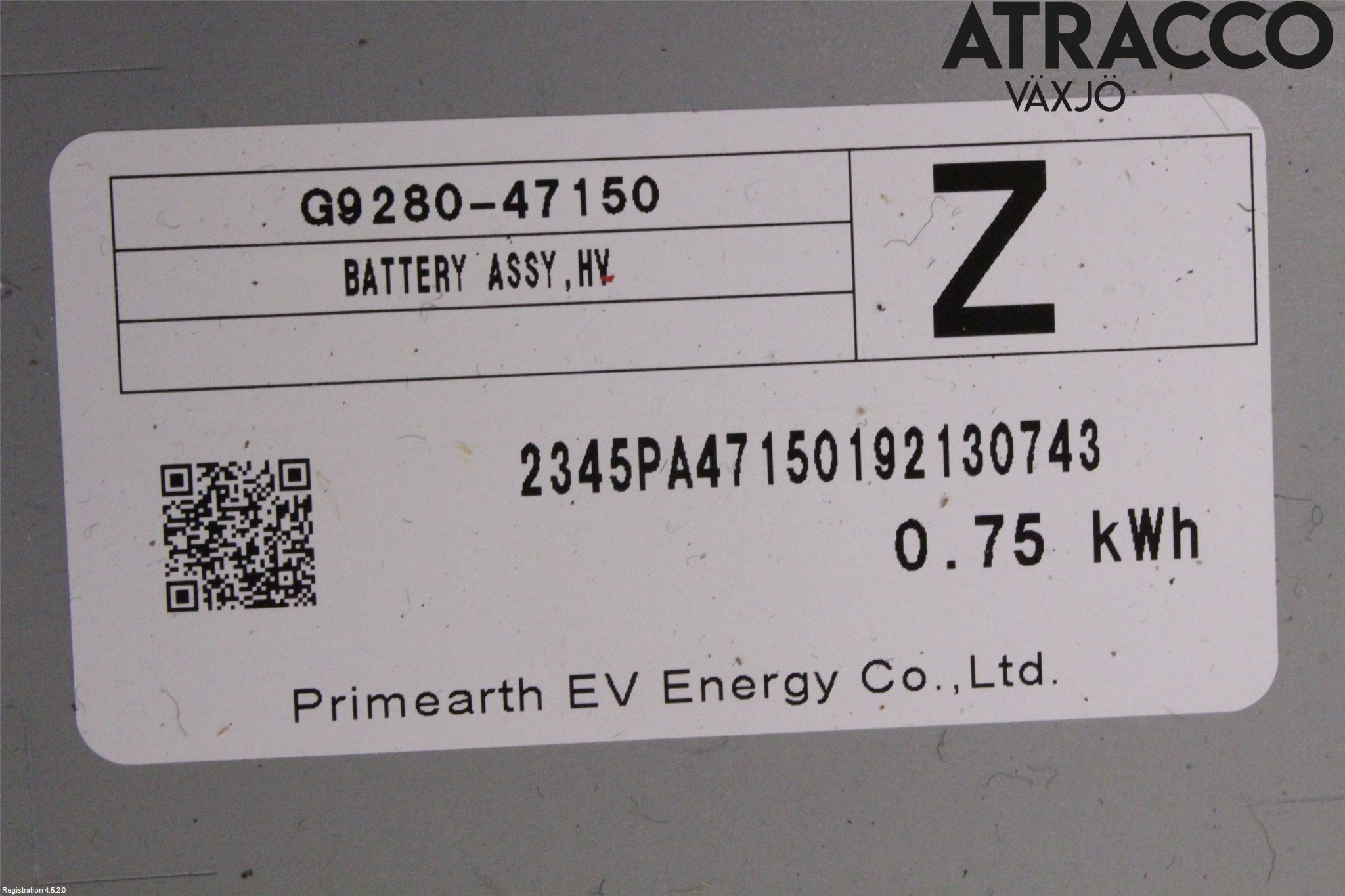 Toyota COROLLA 19- Hybrid Batteri