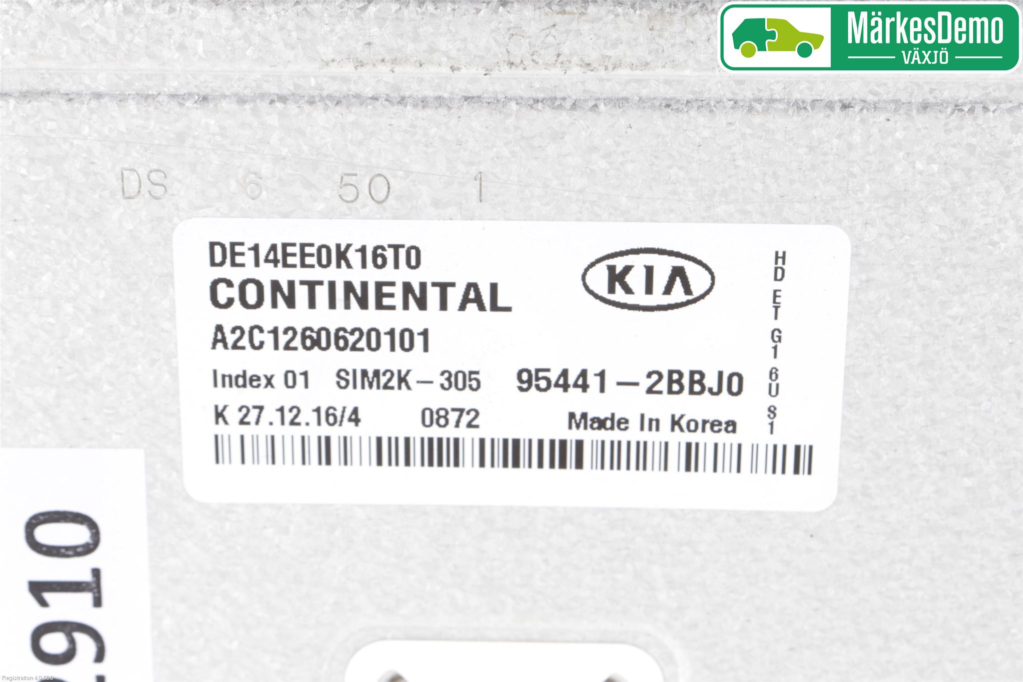Kia NIRO (DE) 17-22 Styreenhet Gearkasse