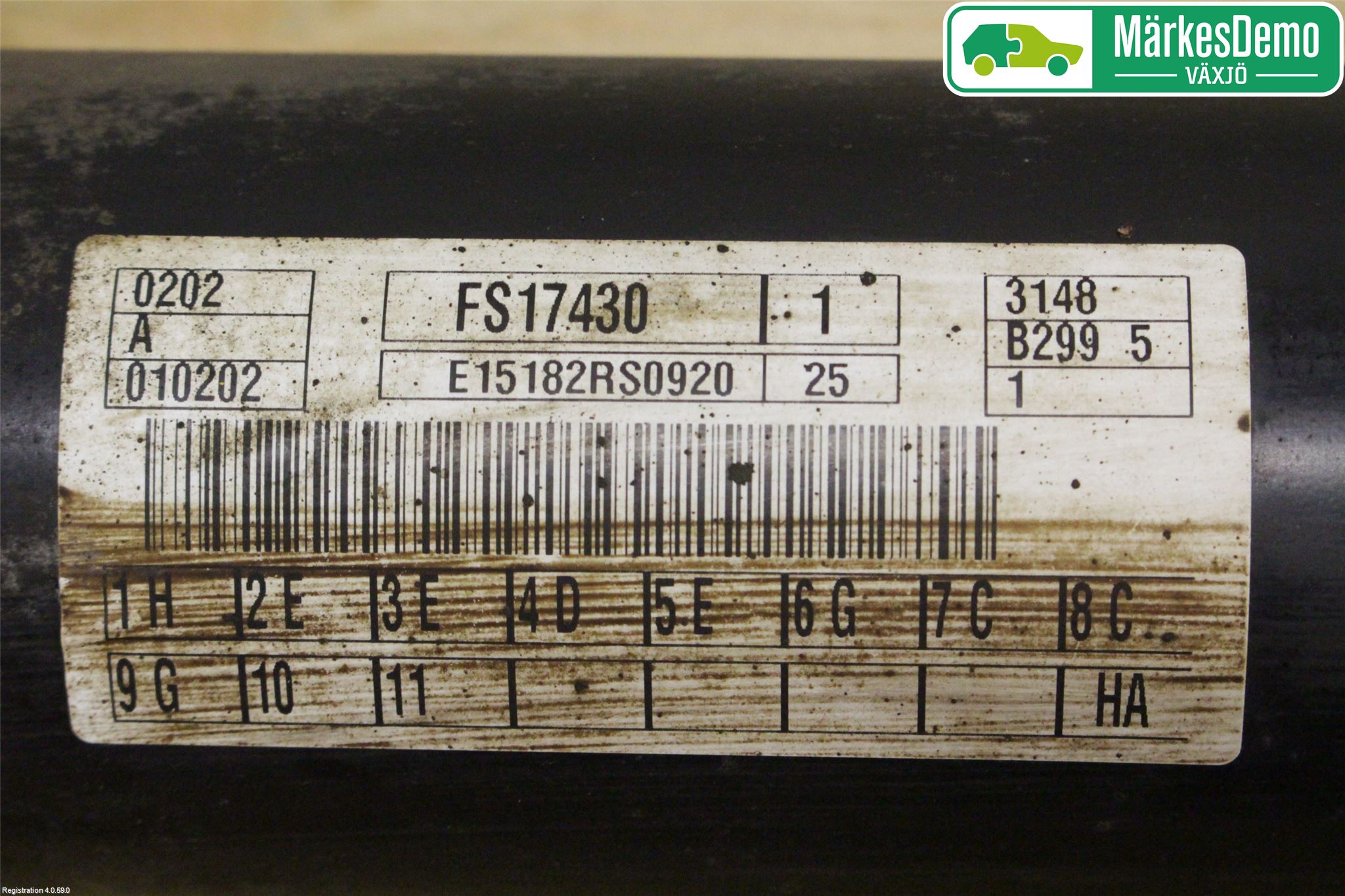 Ford FIESTA 13-17 Bakaksel Feste Travers-Ramme
