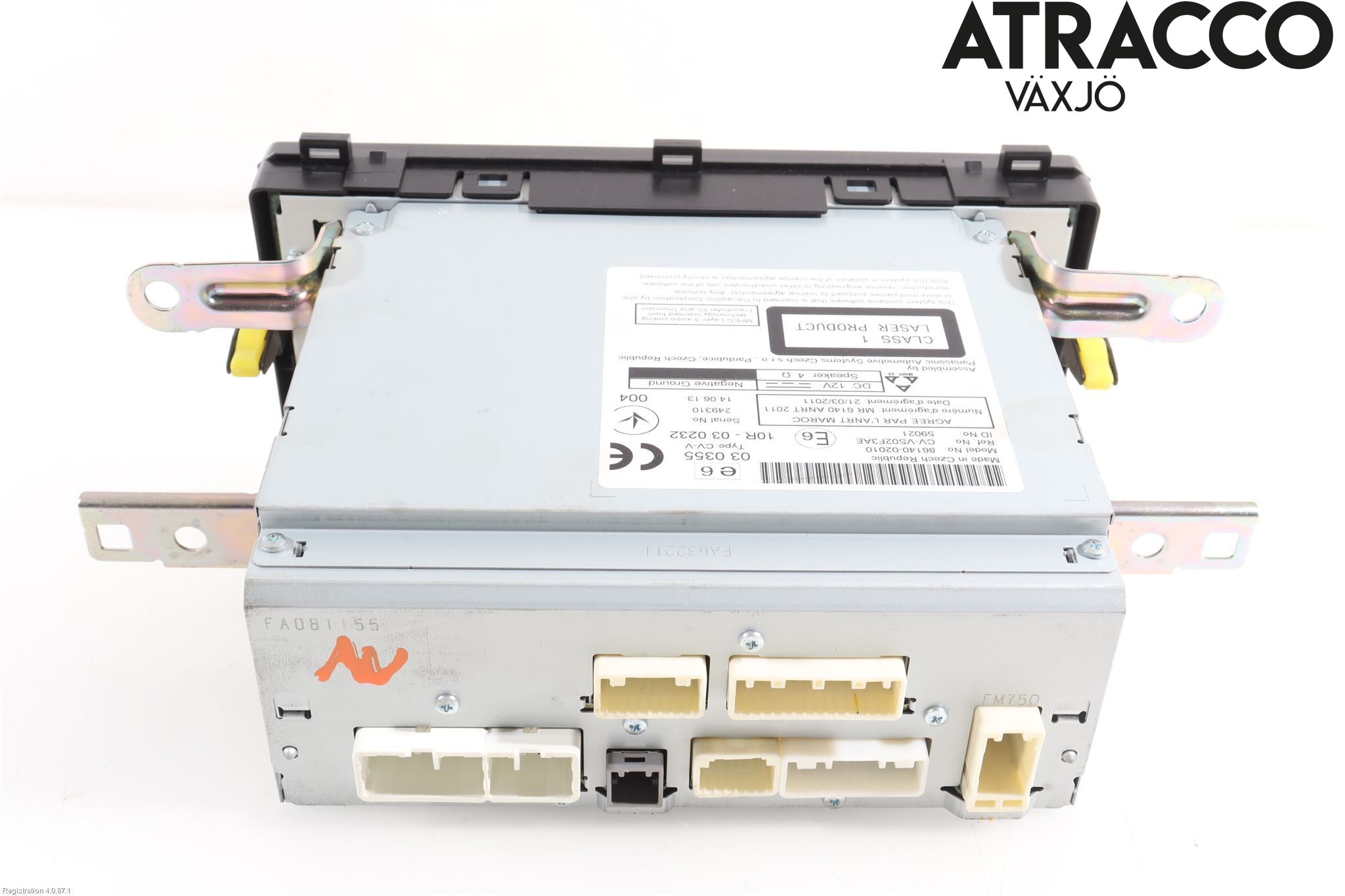 Toyota AURIS 13-19 Stereo Radio Med Cd