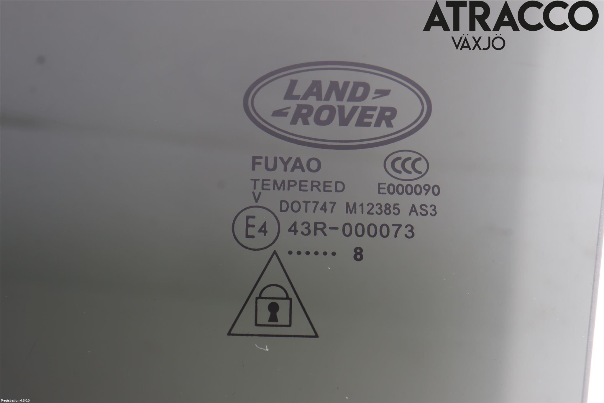 Landrover RANGE ROVER VELAR (L560) 17- Dørrute Bak Venstre 4Dørs