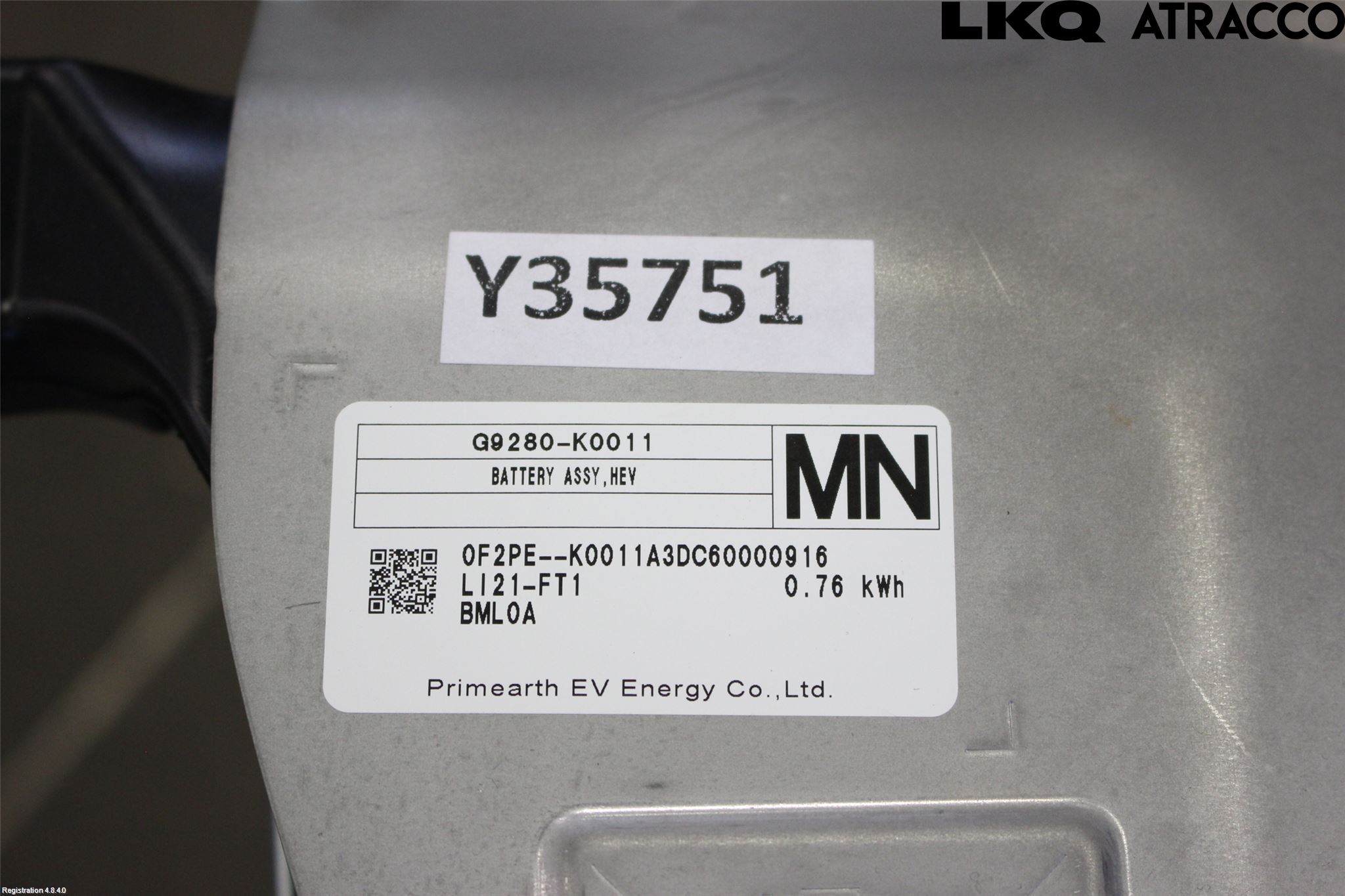 Toyota YARIS XP21 20- Hybrid Batteri