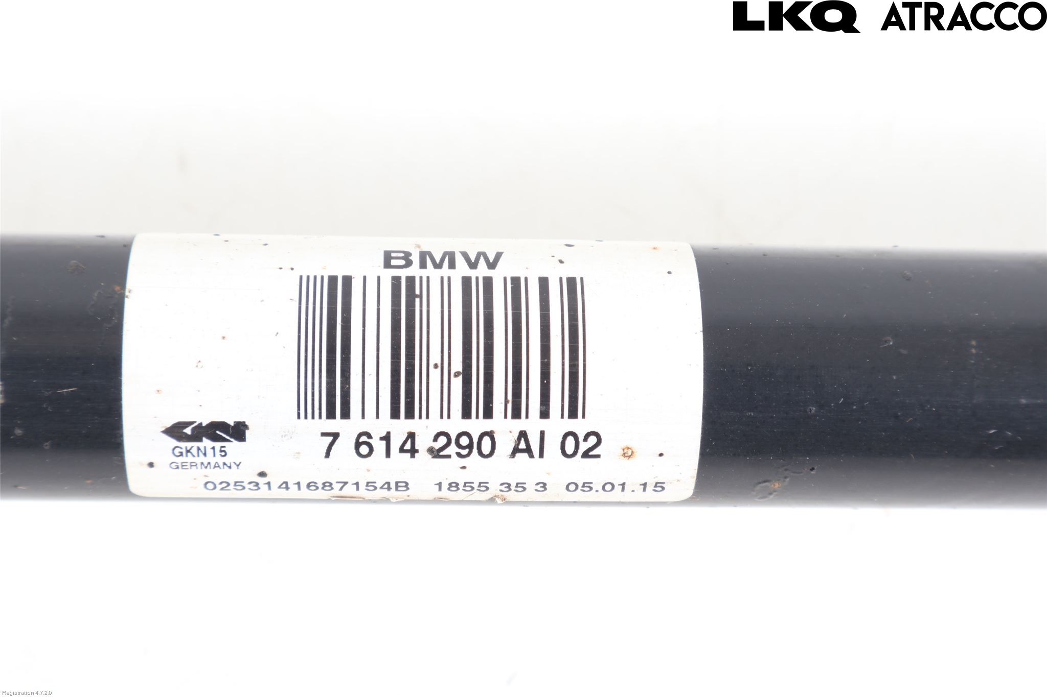 BMW 5 F10/F11/F18 09-17 Drivaksel Bak Kompl Høyre