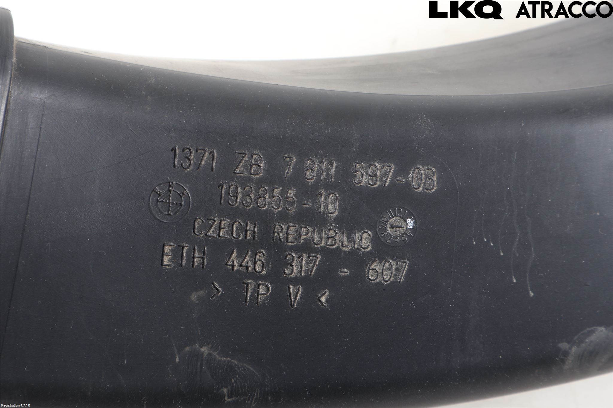 BMW 5 F10/F11/F18 09-17 Inns Gummibelg - Slange