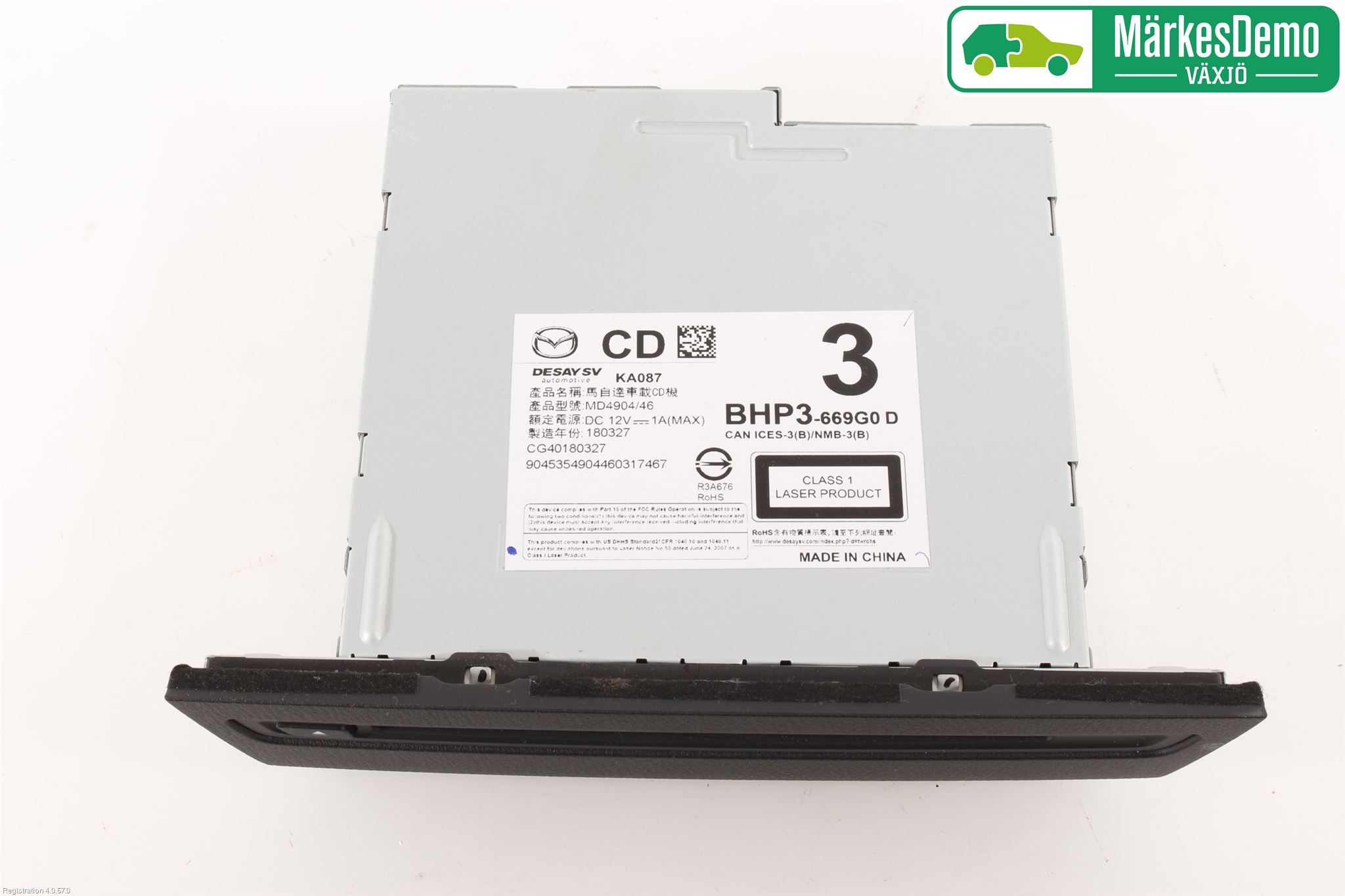 Mazda 3 III 14-19 Stereo Radio Med Cd