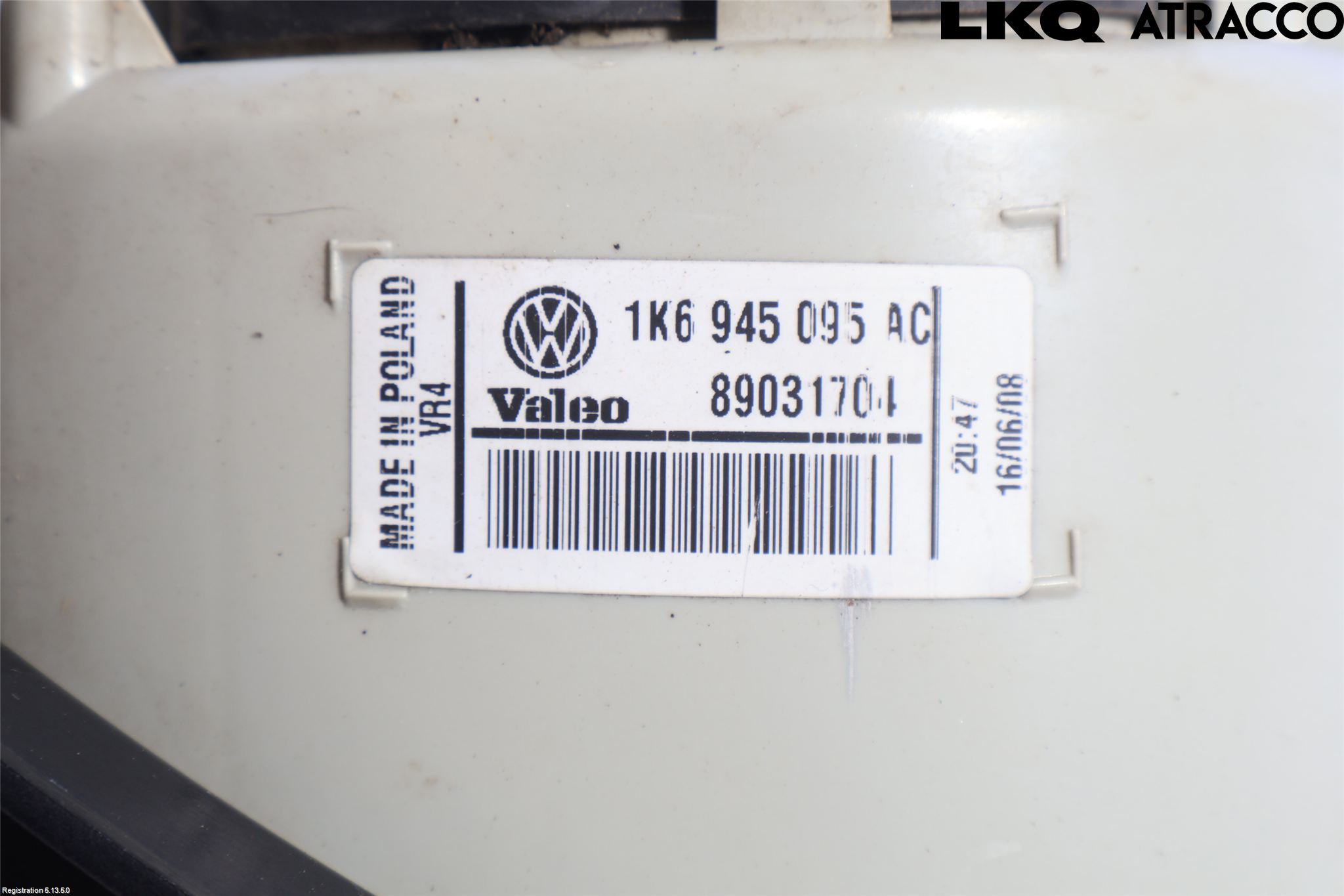 Volkswagen VW GOLF V 04-09 Baklykt Venstre