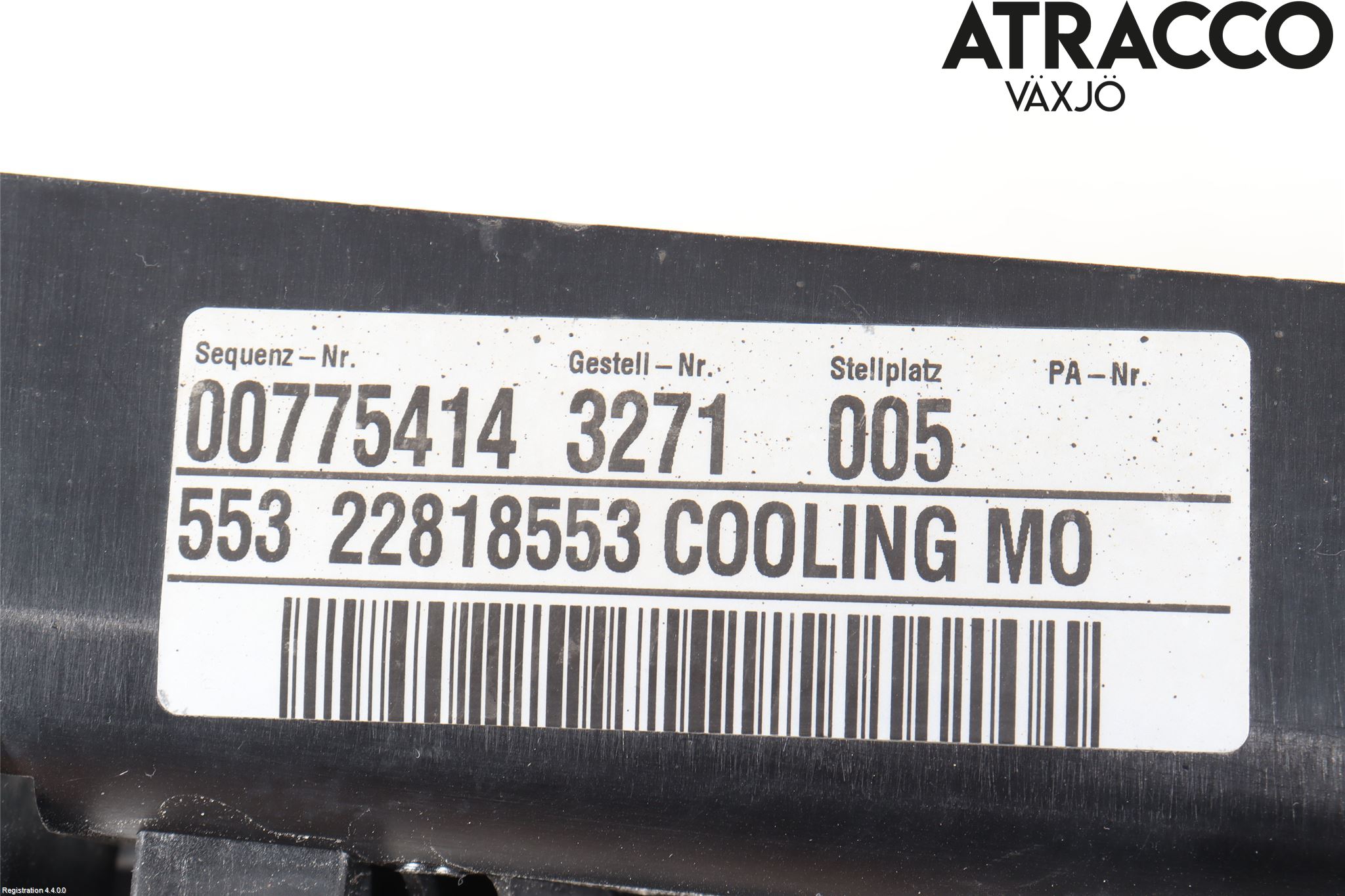 Opel INSIGNIA 09-16 Kjølevifte-Radiator Hus-Kåpe