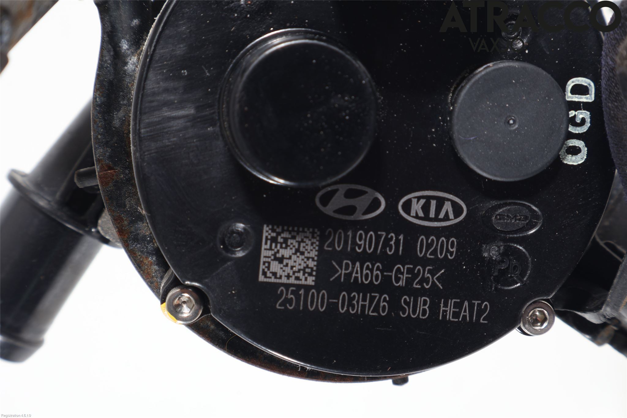 Kia NIRO (DE) 17-22 Varme Sirkulasjonspumpe