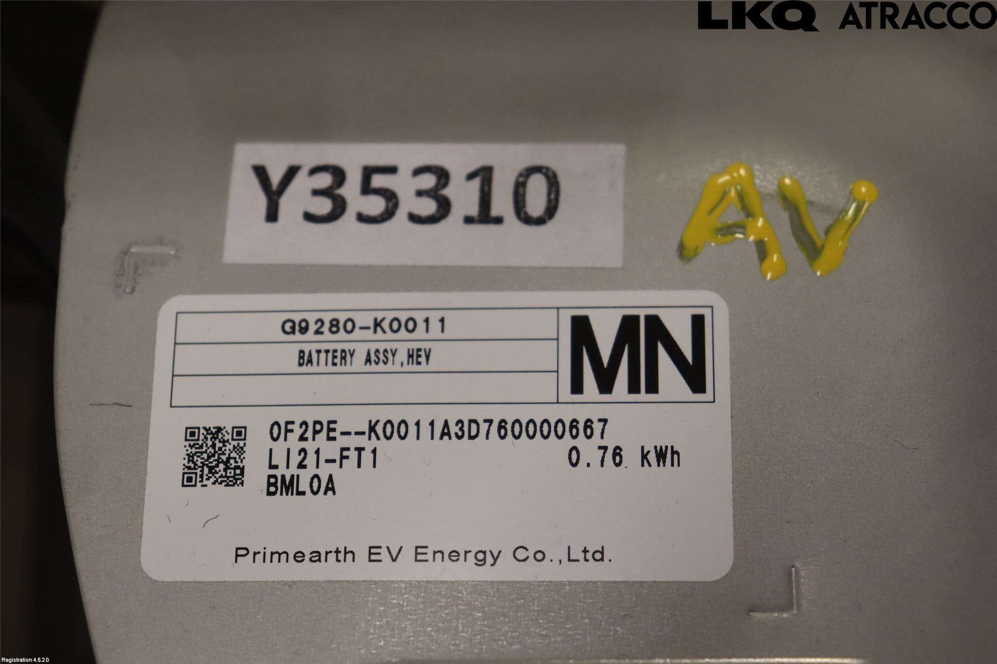 Toyota YARIS CROSS XP21 21- Hybrid Batteri
