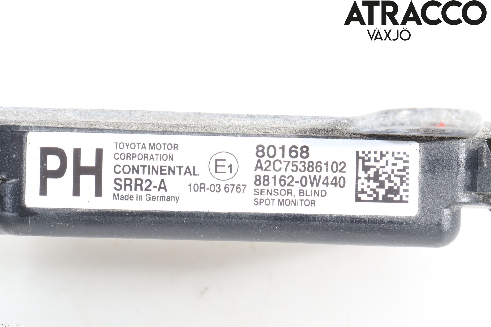 Toyota PRIUS (ZVW50) 16-21 Sensor Kollisjonsbeskyttelse