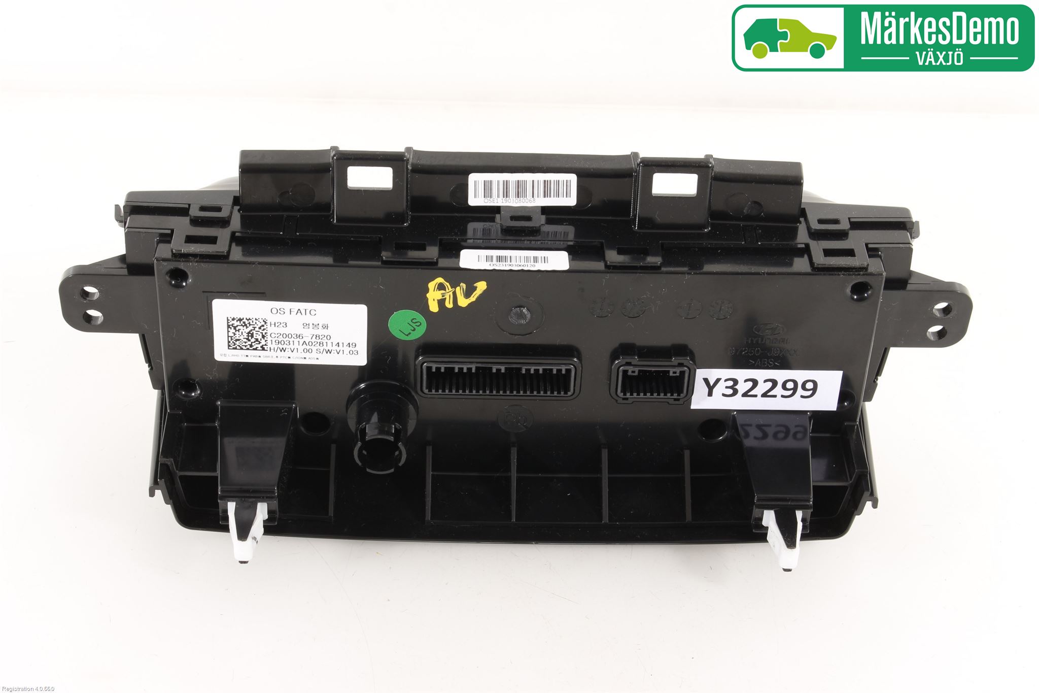 Hyundai KONA/ELECTRIC OS 18-23 Varme Ac Betjening-Display