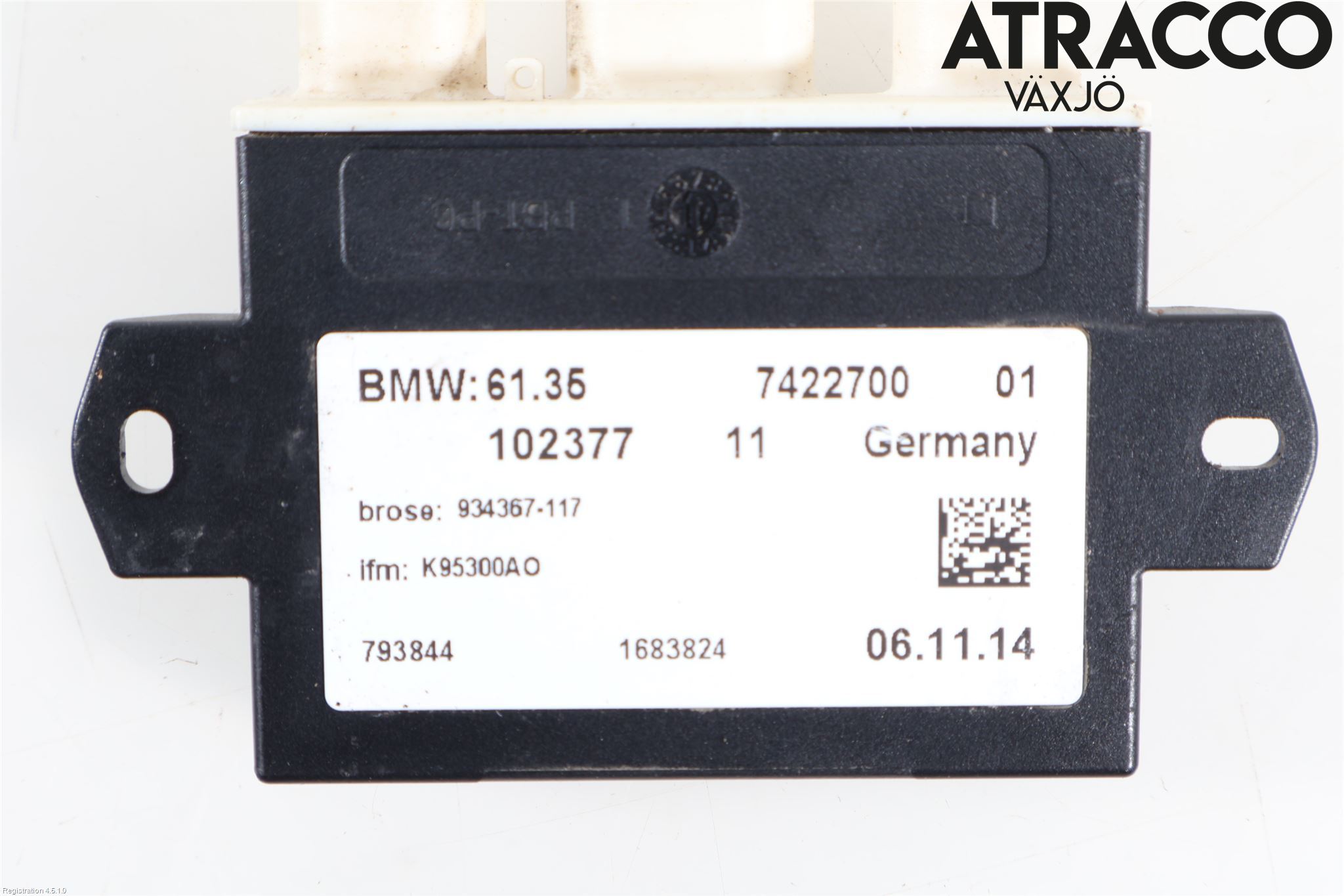 BMW 5 F10/F11/F18 09-17 Baklukeåpner Automatisk