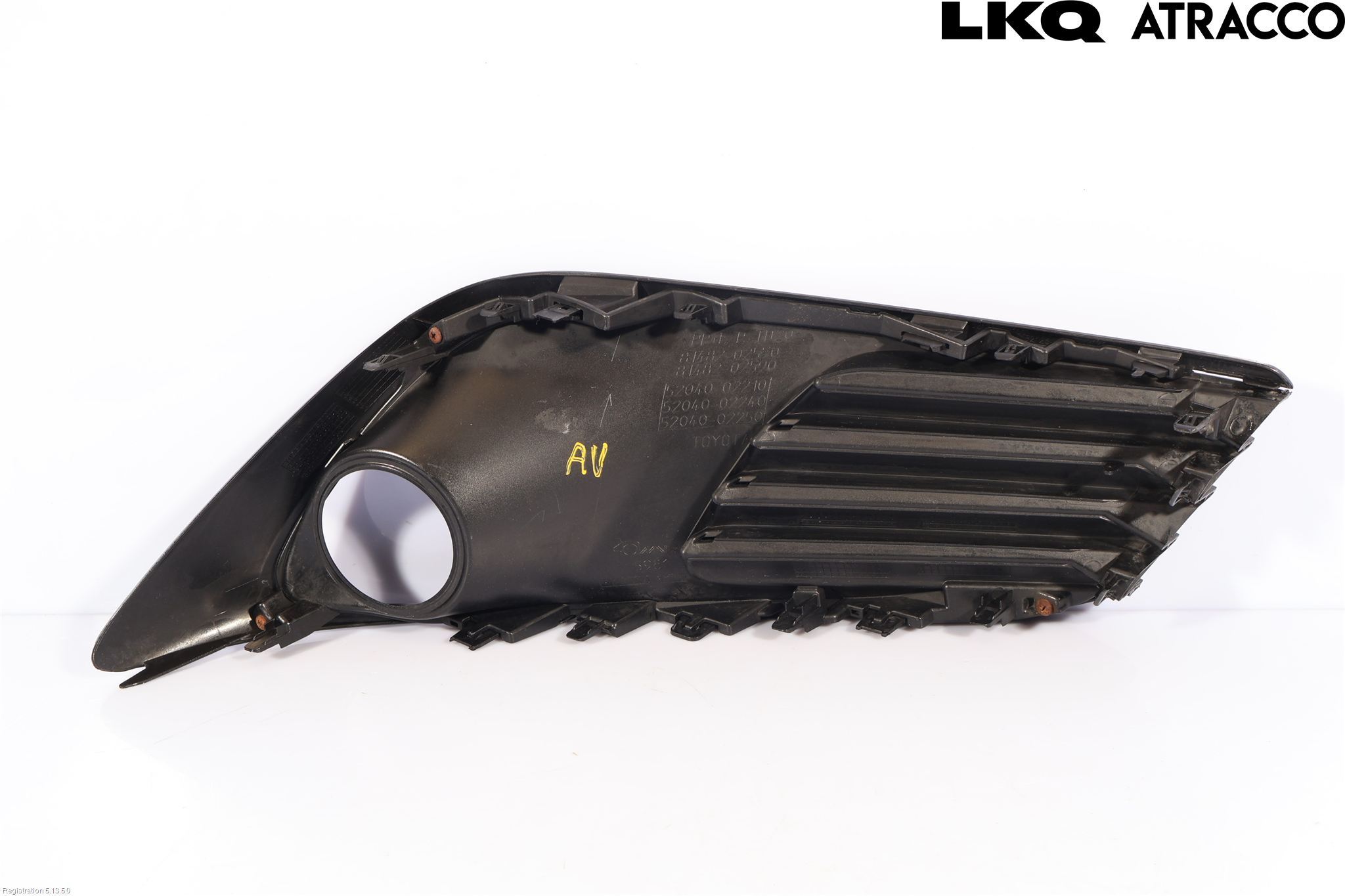 Toyota AURIS 13-19 Frontlykt Kurve-Tåkelys Ramme
