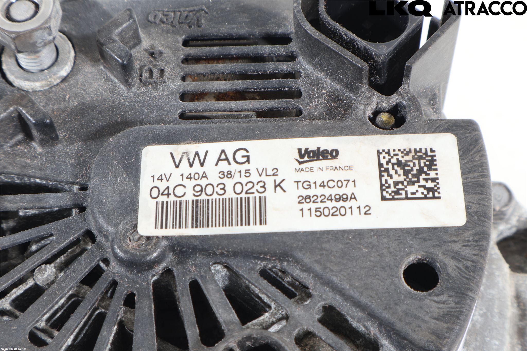 Volkswagen VW GOLF / E-GOLF VII 13-20 Dynamo