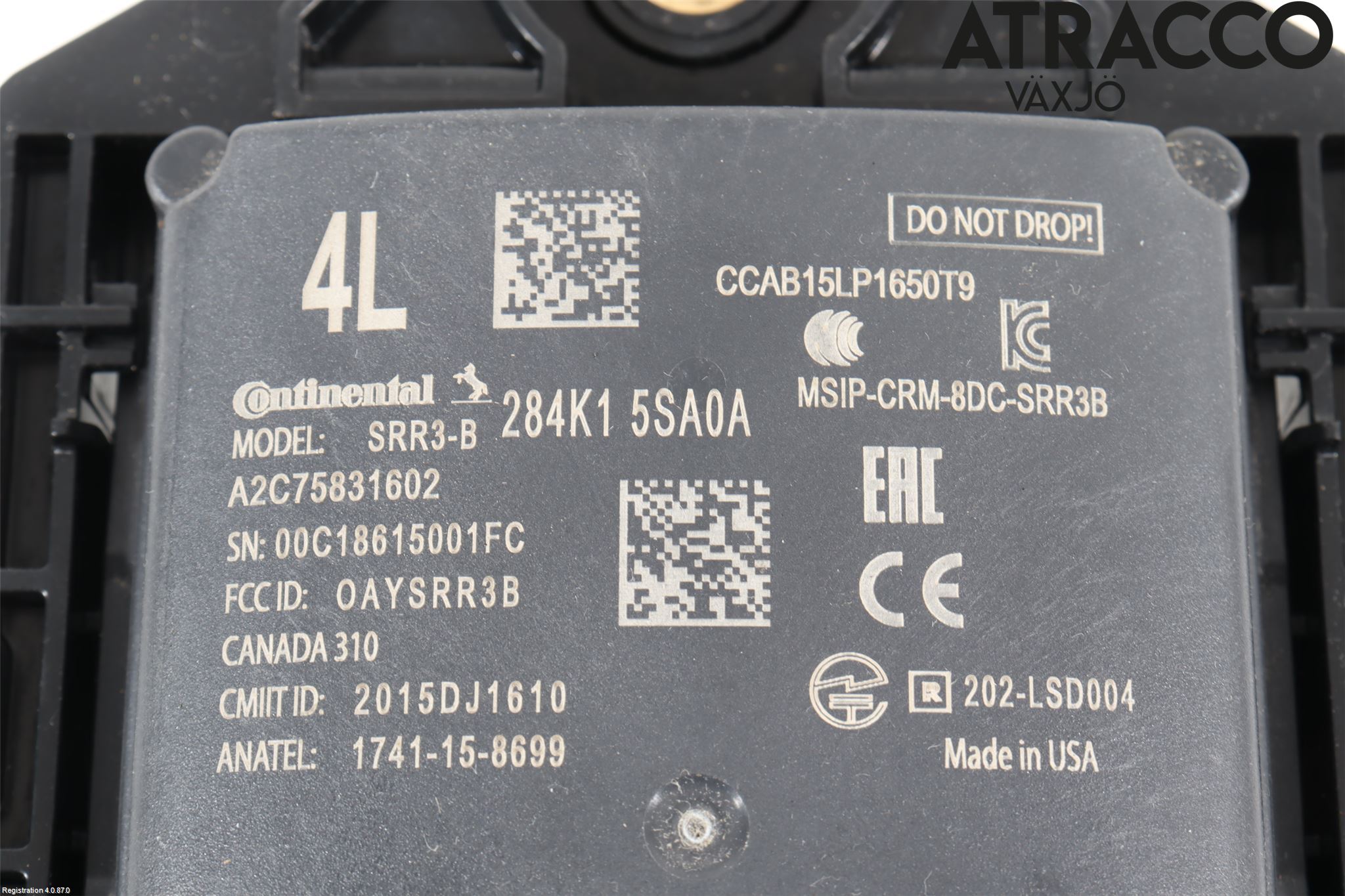 Nissan LEAF 18- Sensor Kollisjonsbeskyttelse