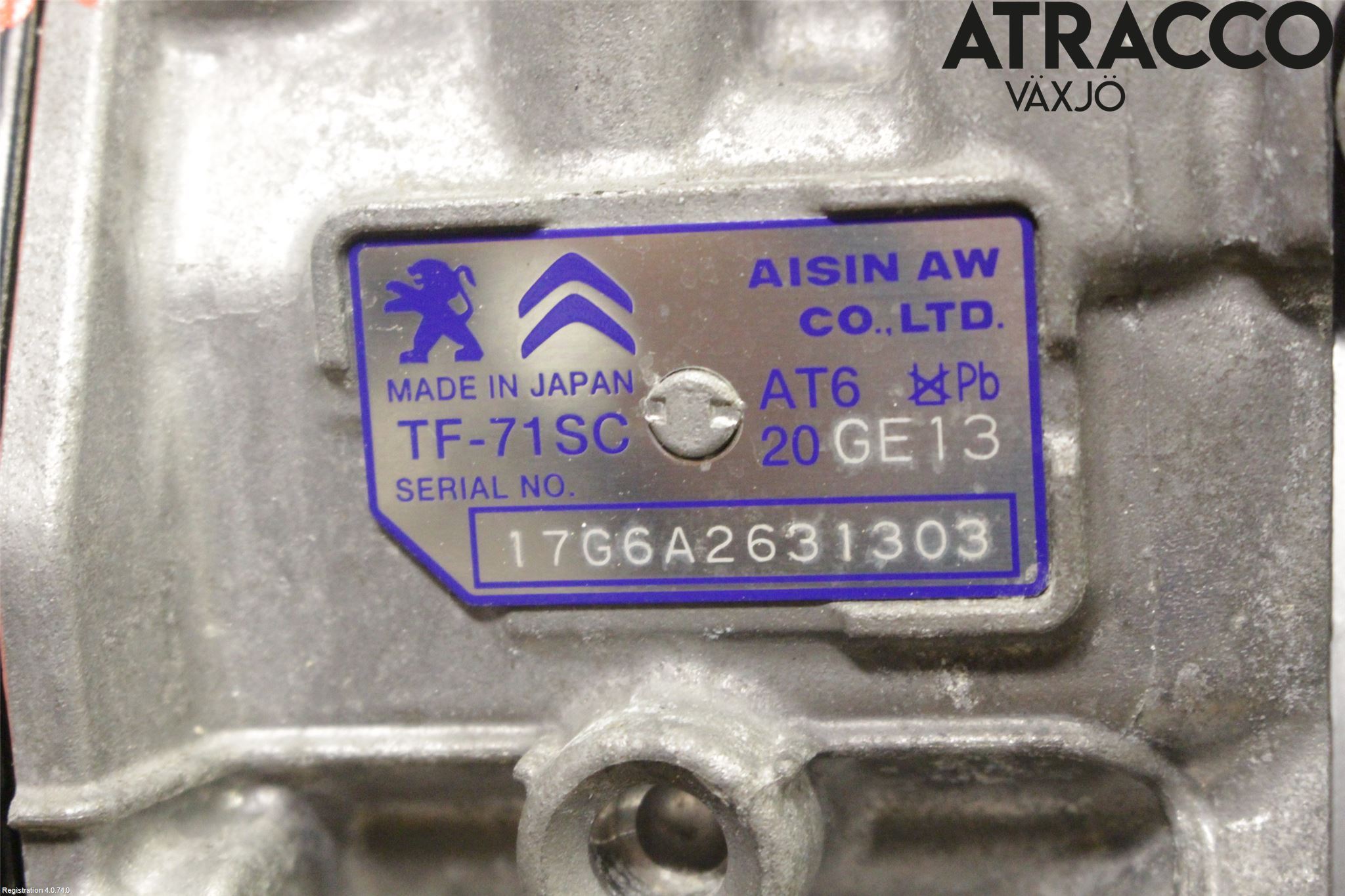 Peugeot 2008 13-20 Gearkasse Automat