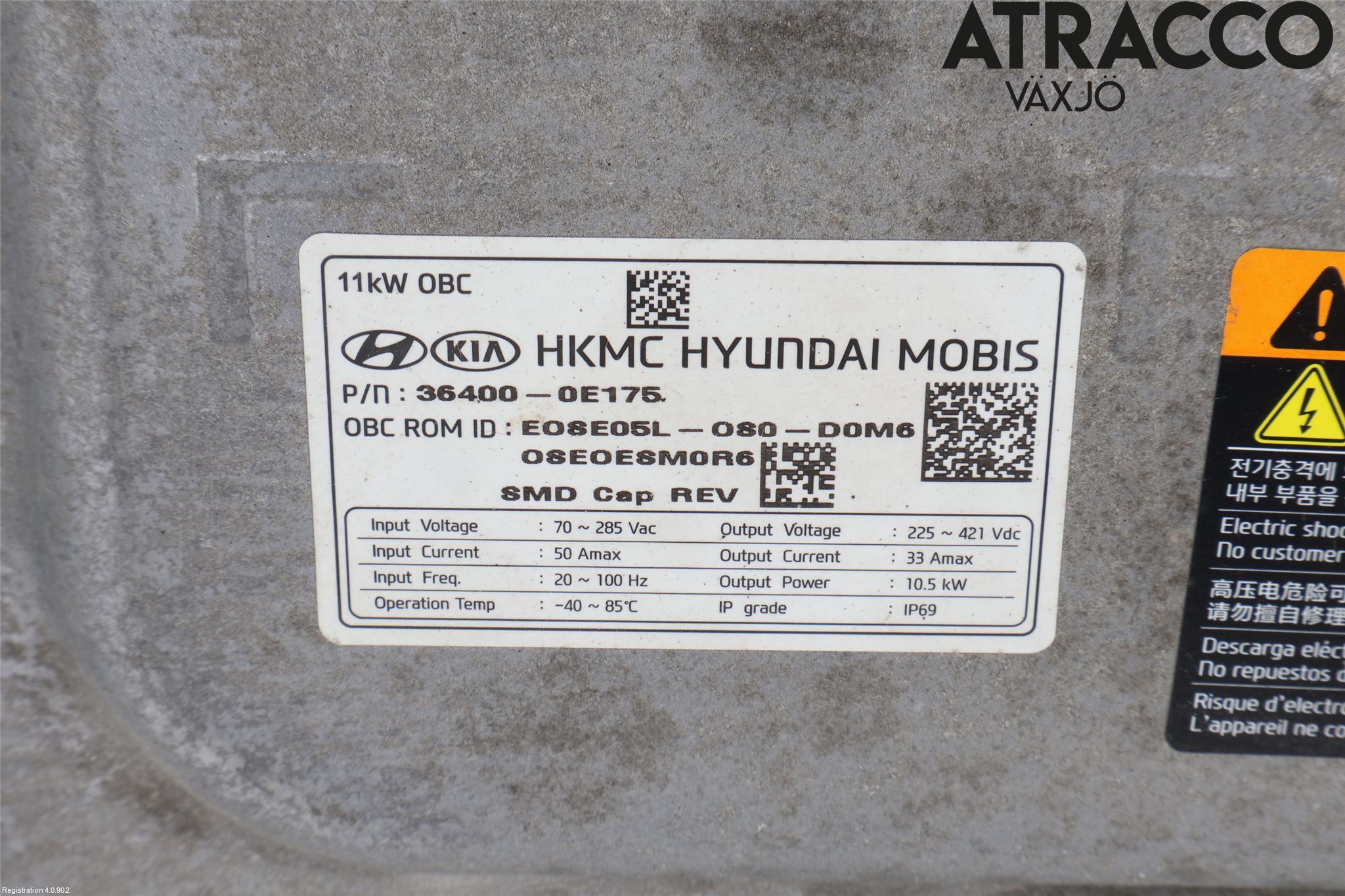 Hyundai KONA/ELECTRIC OS 18-23 Batterilader Hybrid
