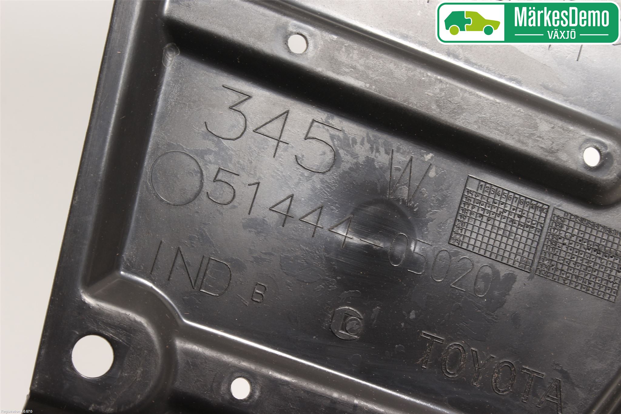 Toyota AURIS 13-19 Bunnplate U Motor-Gear-Dørk