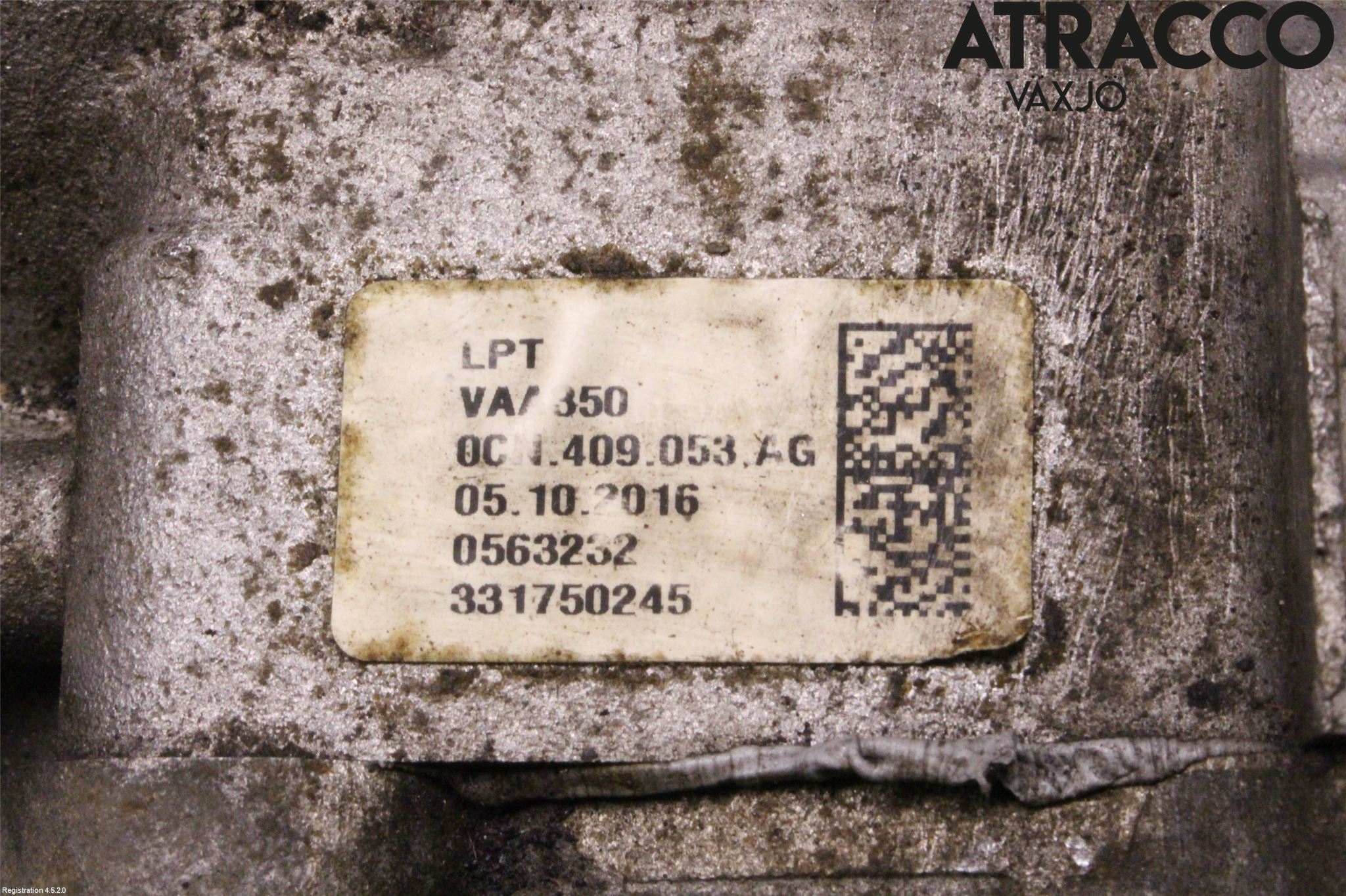 Volkswagen VW PASSAT 15-19 Gearkasse Fordelingskasse