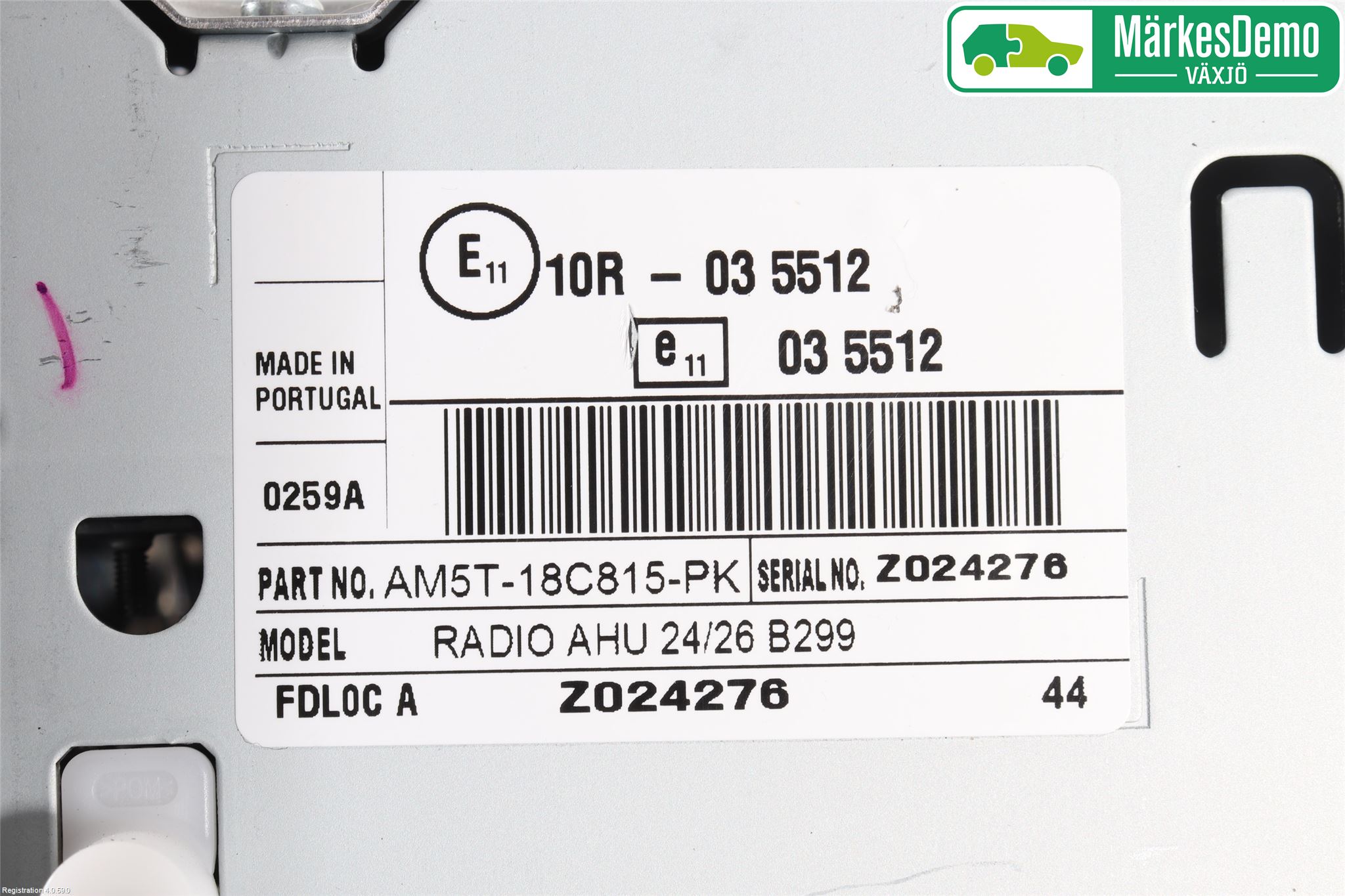 Ford FIESTA 13-17 Stereo Radio Med Cd