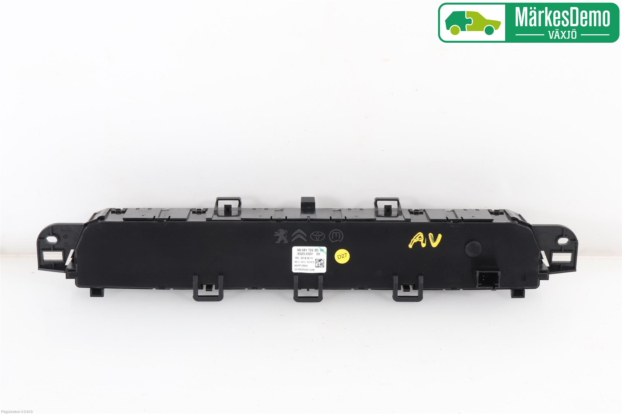 Toyota PROACE II 16- Varme Ac Betjening-Display