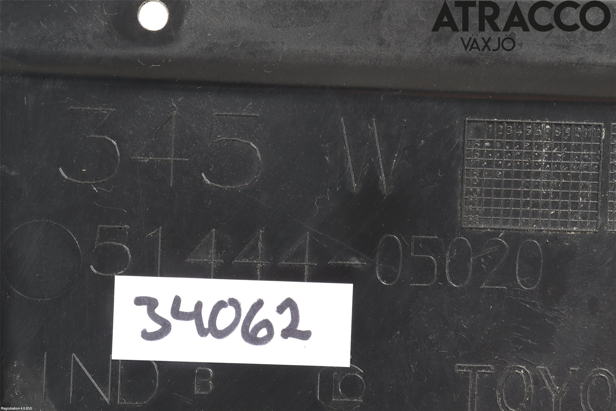 Toyota AURIS 13-19 Bunnplate U Motor-Gear-Dørk