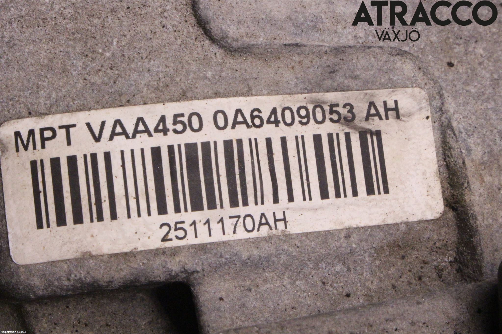 Volkswagen VW TIGUAN 07-16 Gearkasse Fordelingskasse