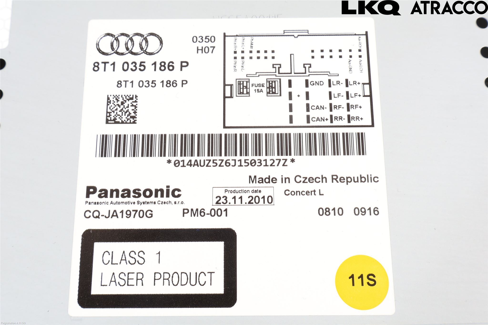 Audi A4/S4 08-11 Stereo Radio Med Cd