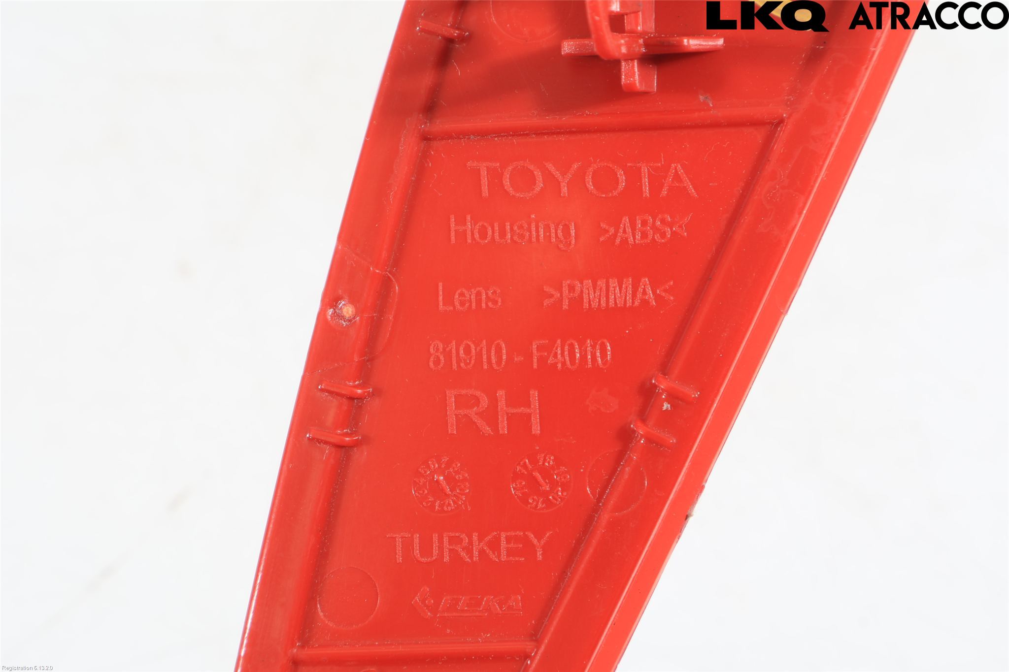 Toyota YARIS XP21 20- Refleks Bak
