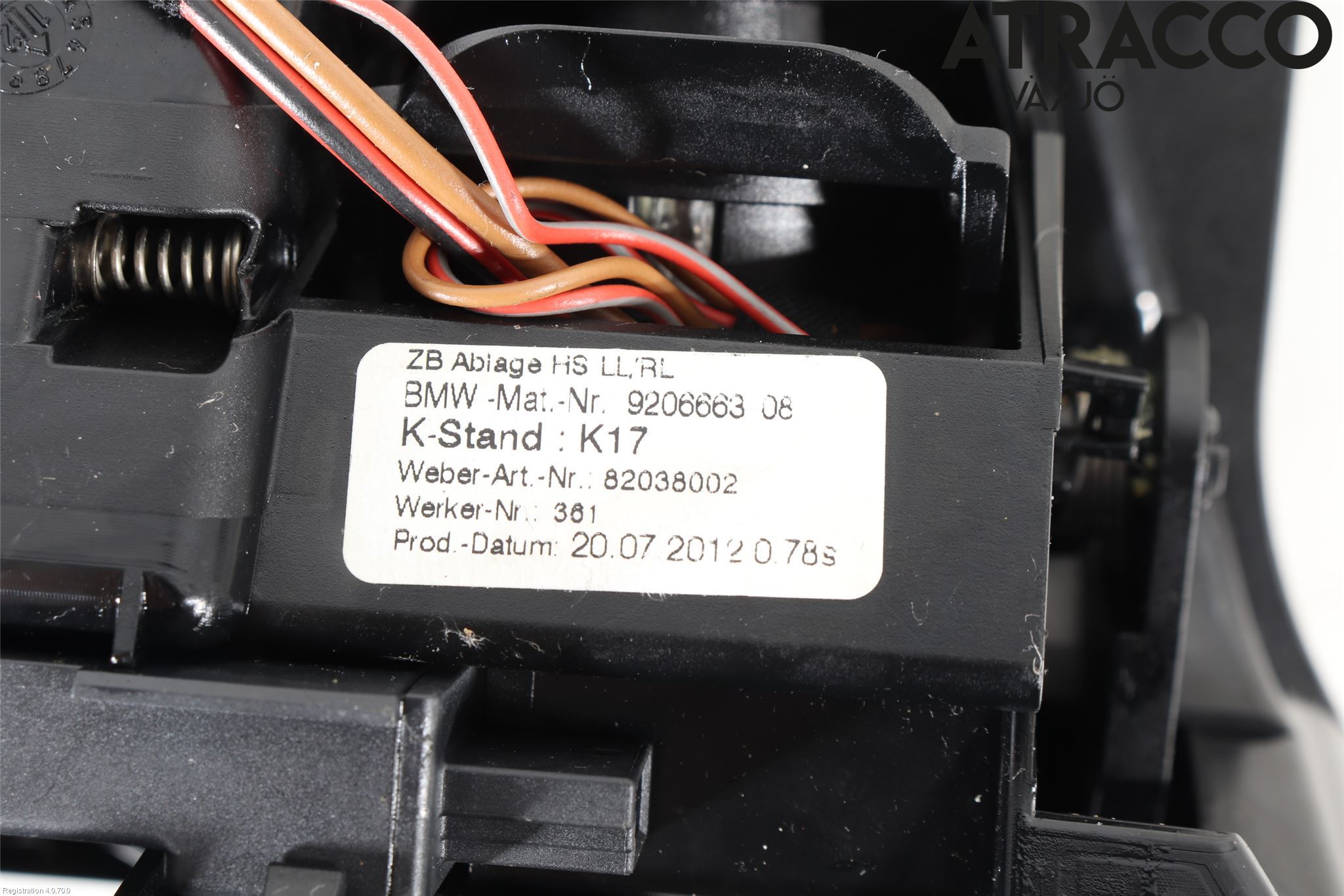 BMW 5 F10/F11/F18 09-17 Instrumentkonsoll Midt