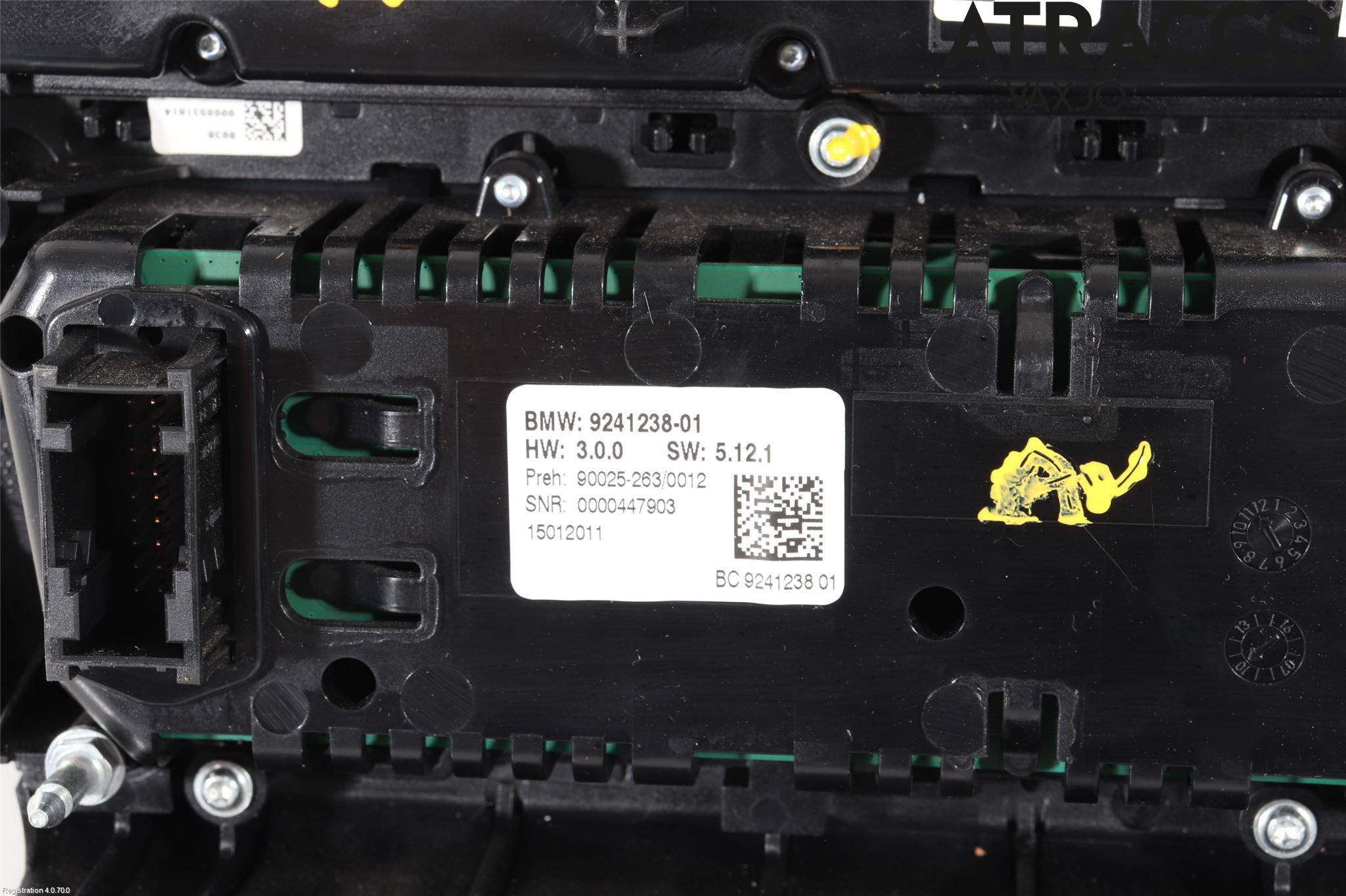 BMW 5 F10/F11/F18 09-17 Varme Ac Betjening-Display