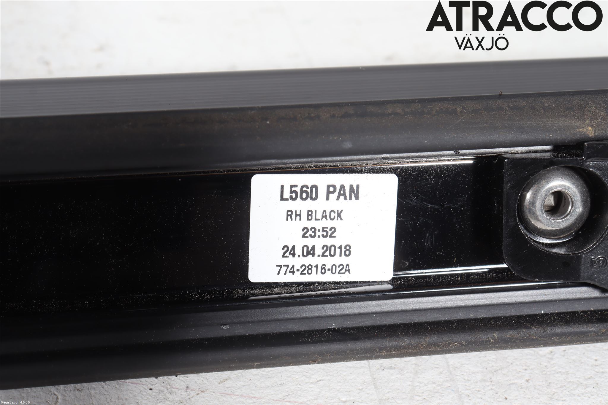 Landrover RANGE ROVER VELAR (L560) 17- Takrails - Stativ