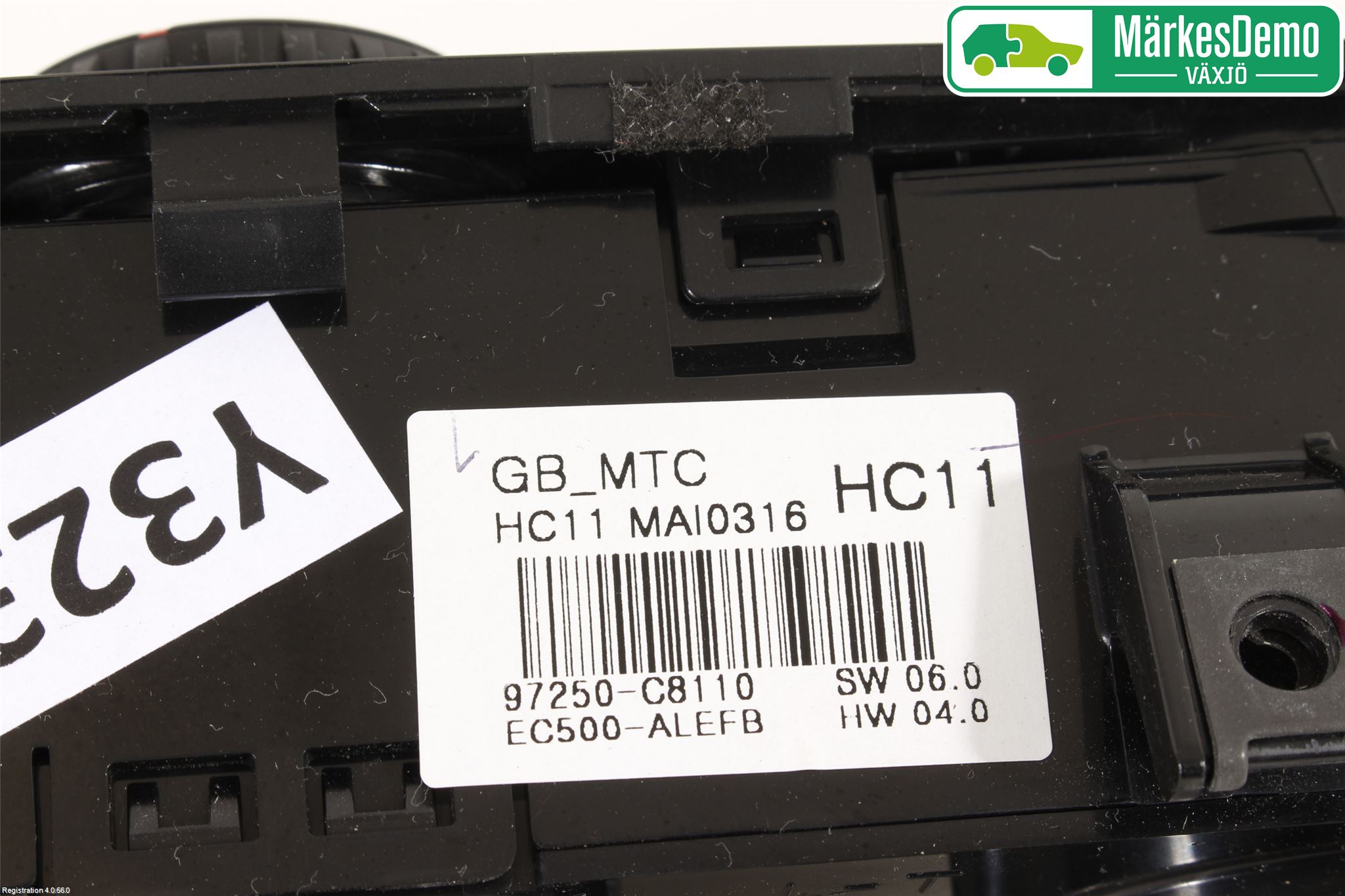 Hyundai i20 GB 15-20 Varme Ac Betjening-Display