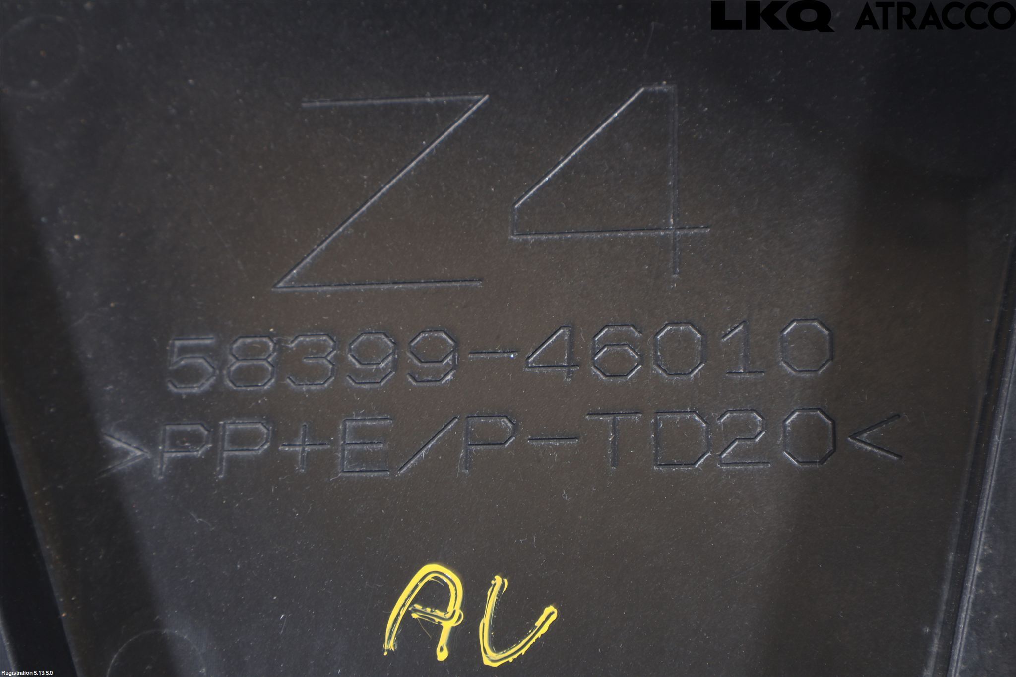 Lexus RZ 23- Bunnplate U Motor-Gear-Dørk