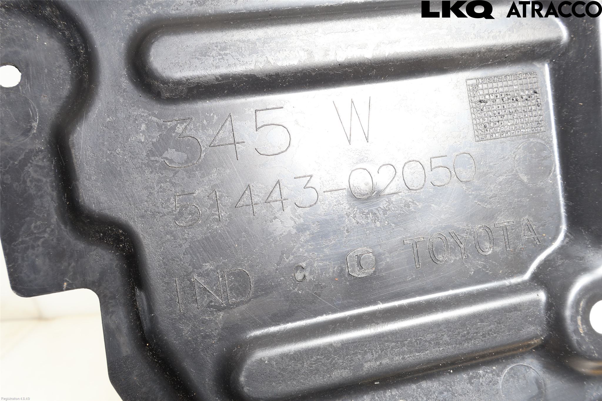 Toyota AVENSIS 09-15 Bunnplate U Motor-Gear-Dørk
