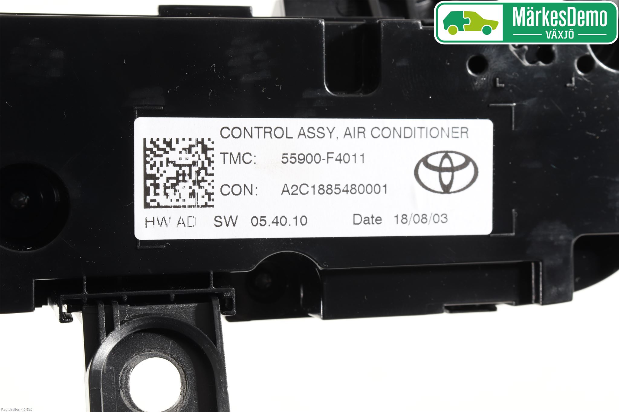 Toyota C-HR 16-23 Varme Ac Betjening-Display