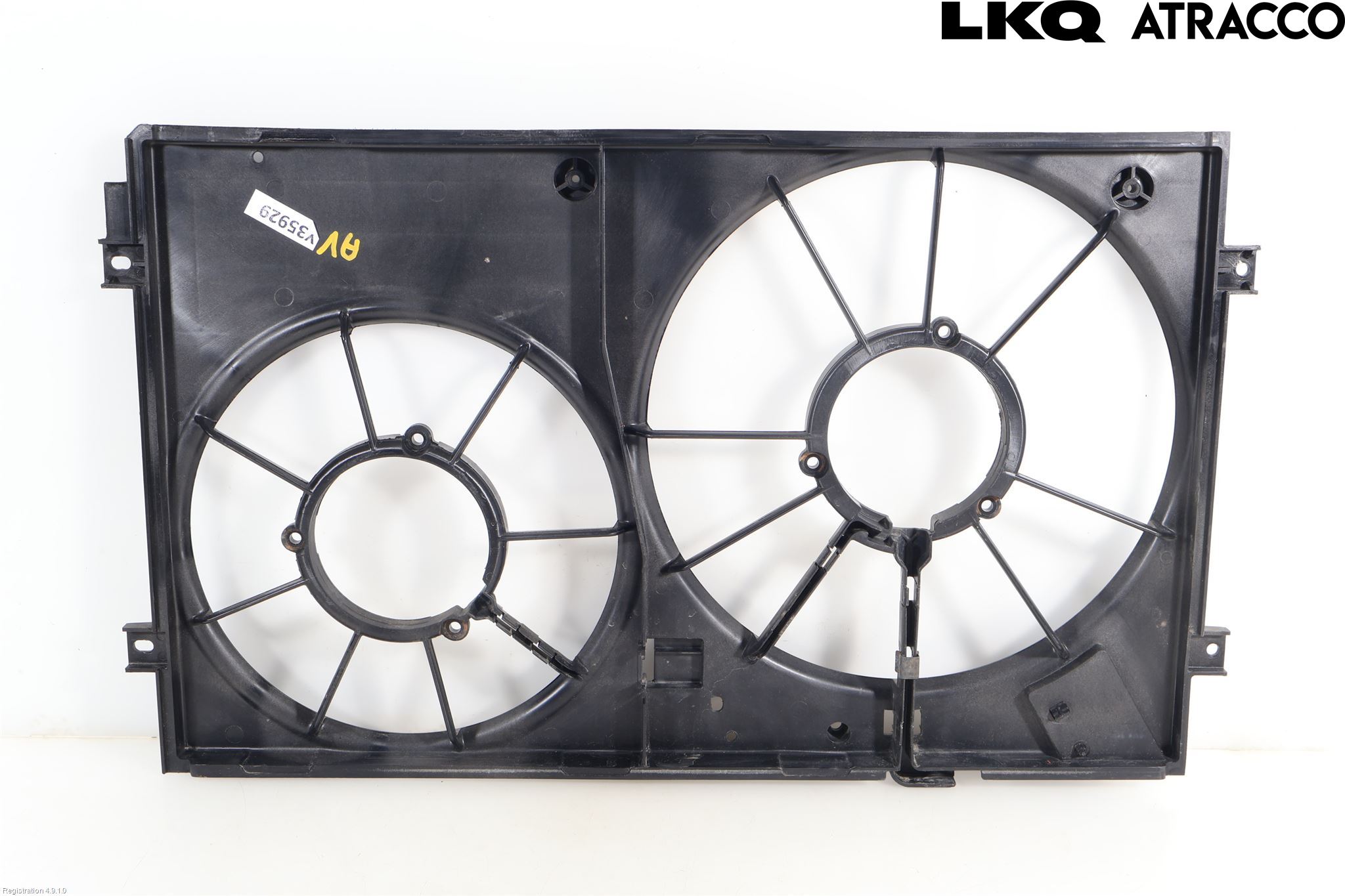 Volkswagen VW SCIROCCO 09-17 Kjølevifte-Radiator Hus-Kåpe