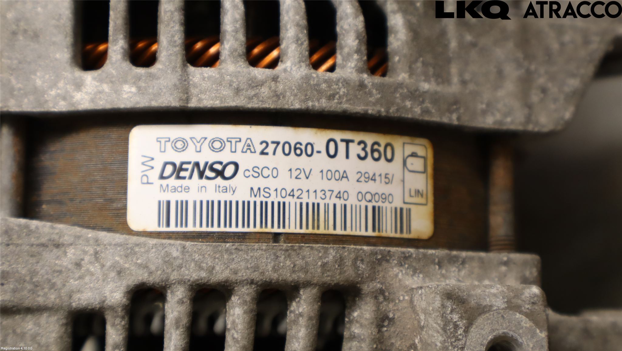 Toyota AVENSIS 16-18 Dynamo